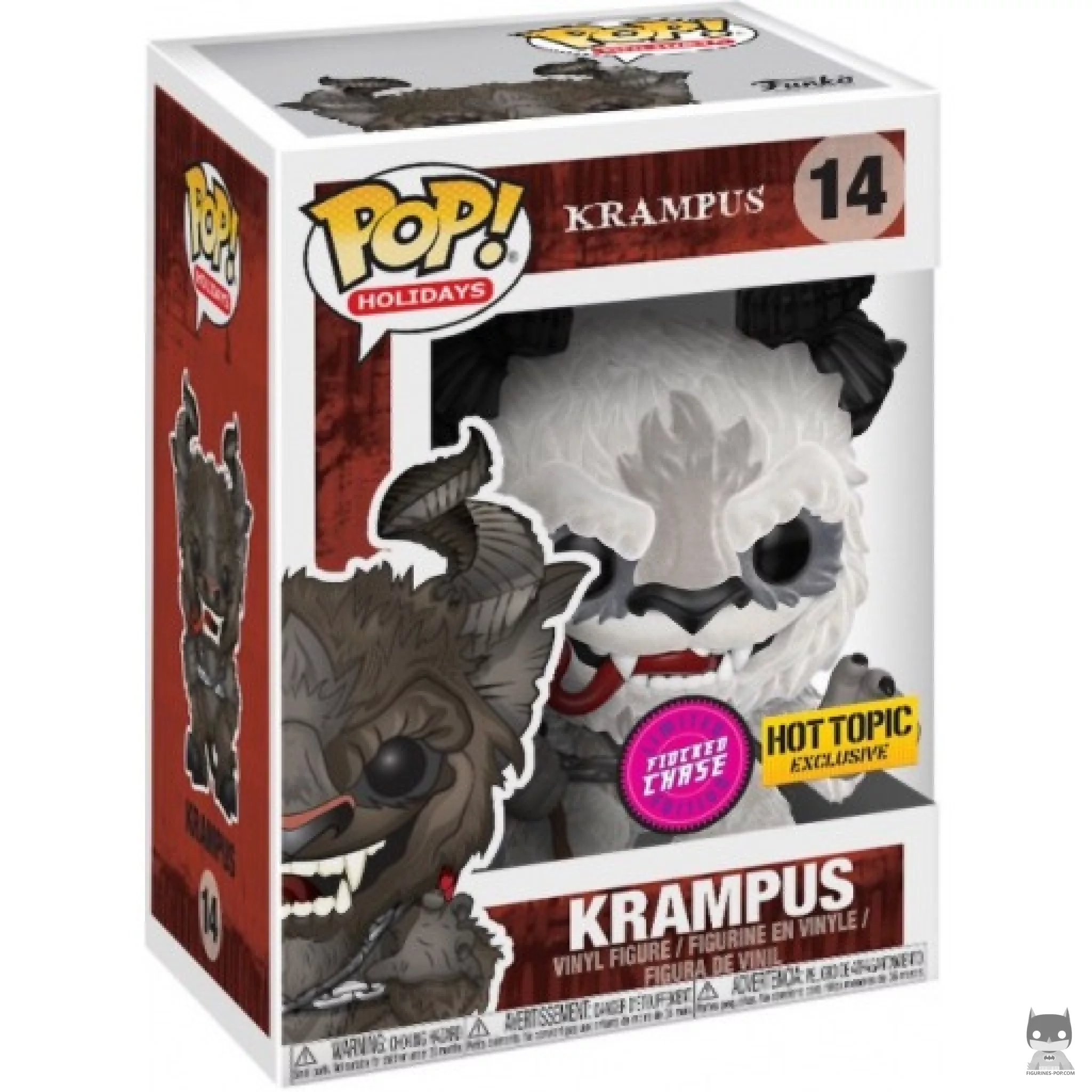 Figura Funko Pop! Krampus (Flocado) (Chase) en su caja