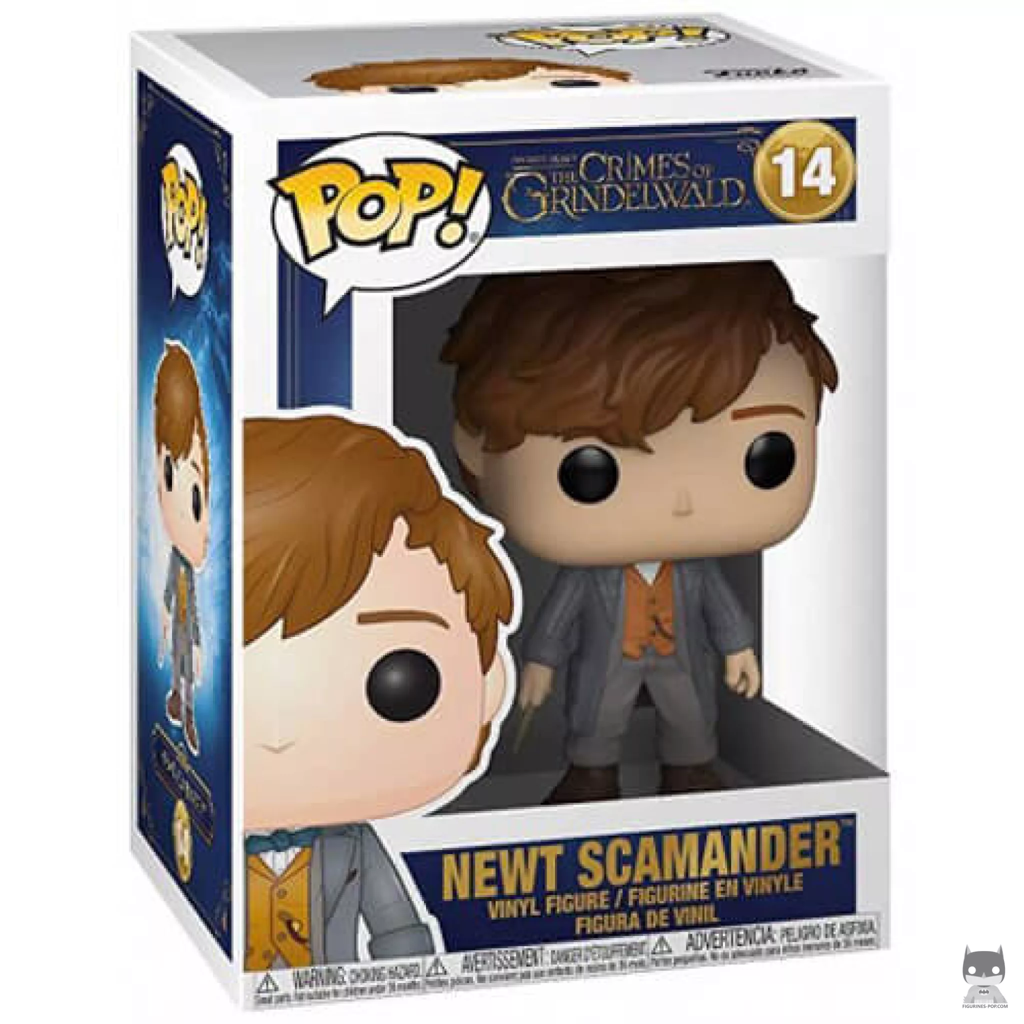 Figura Funko Pop! Newt Scamander en su caja