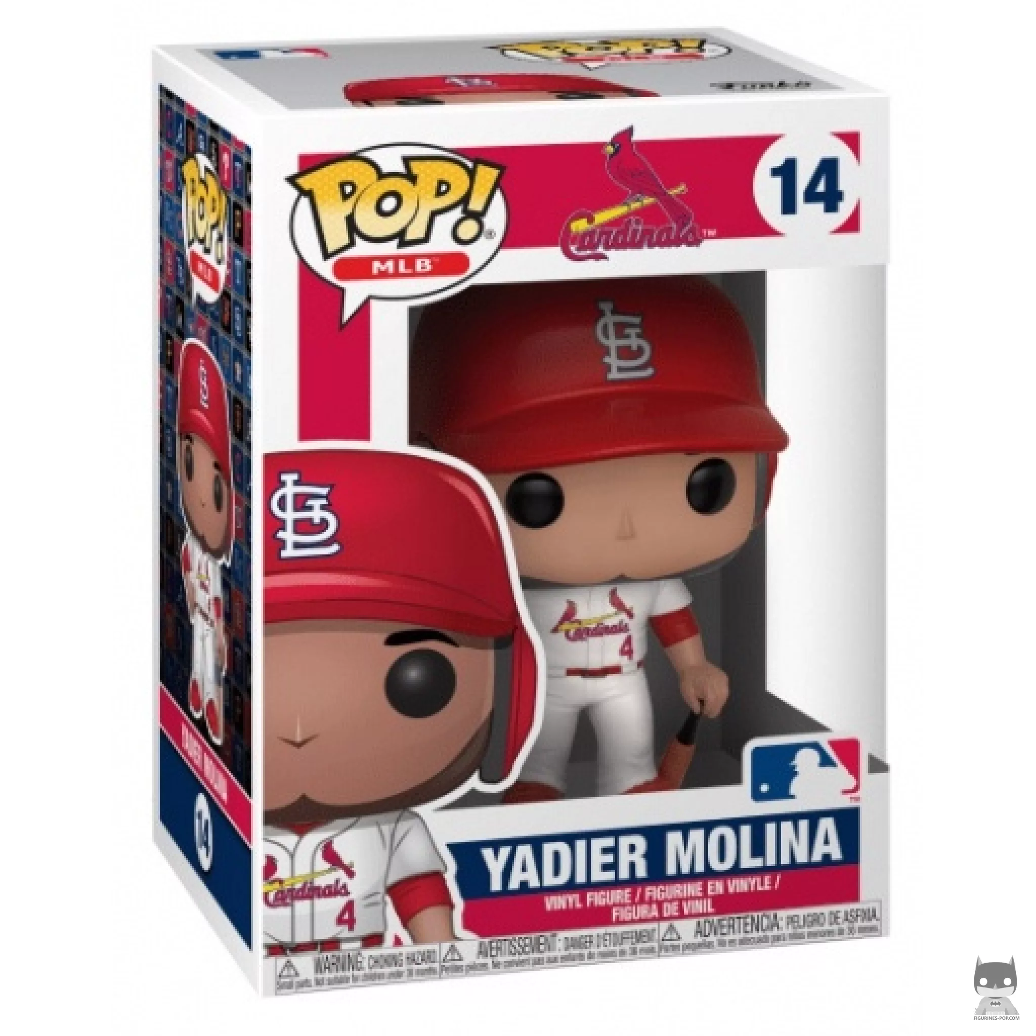 Figura Funko Pop! Yadier Molina en su caja