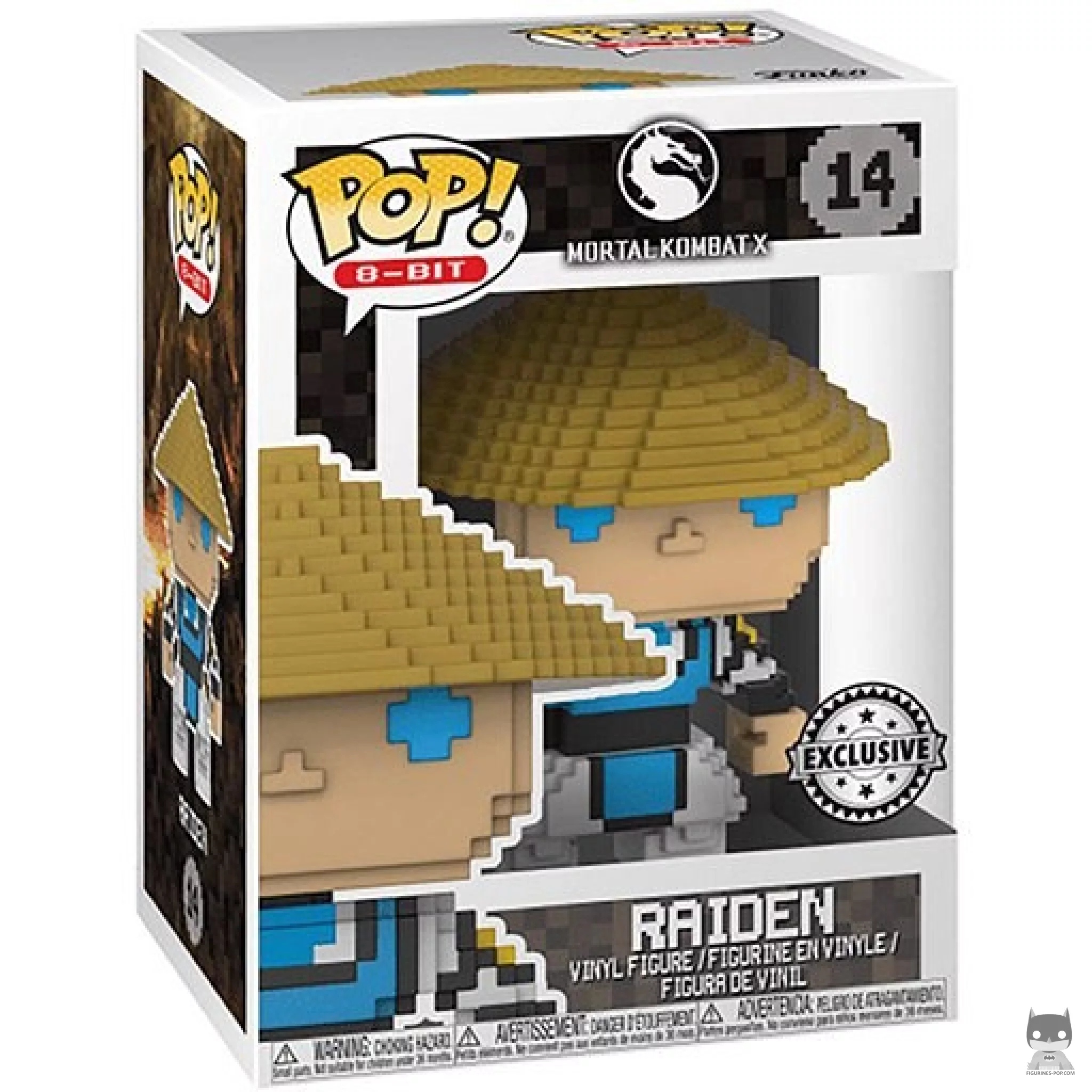 Figura Funko Pop! Raiden en su caja