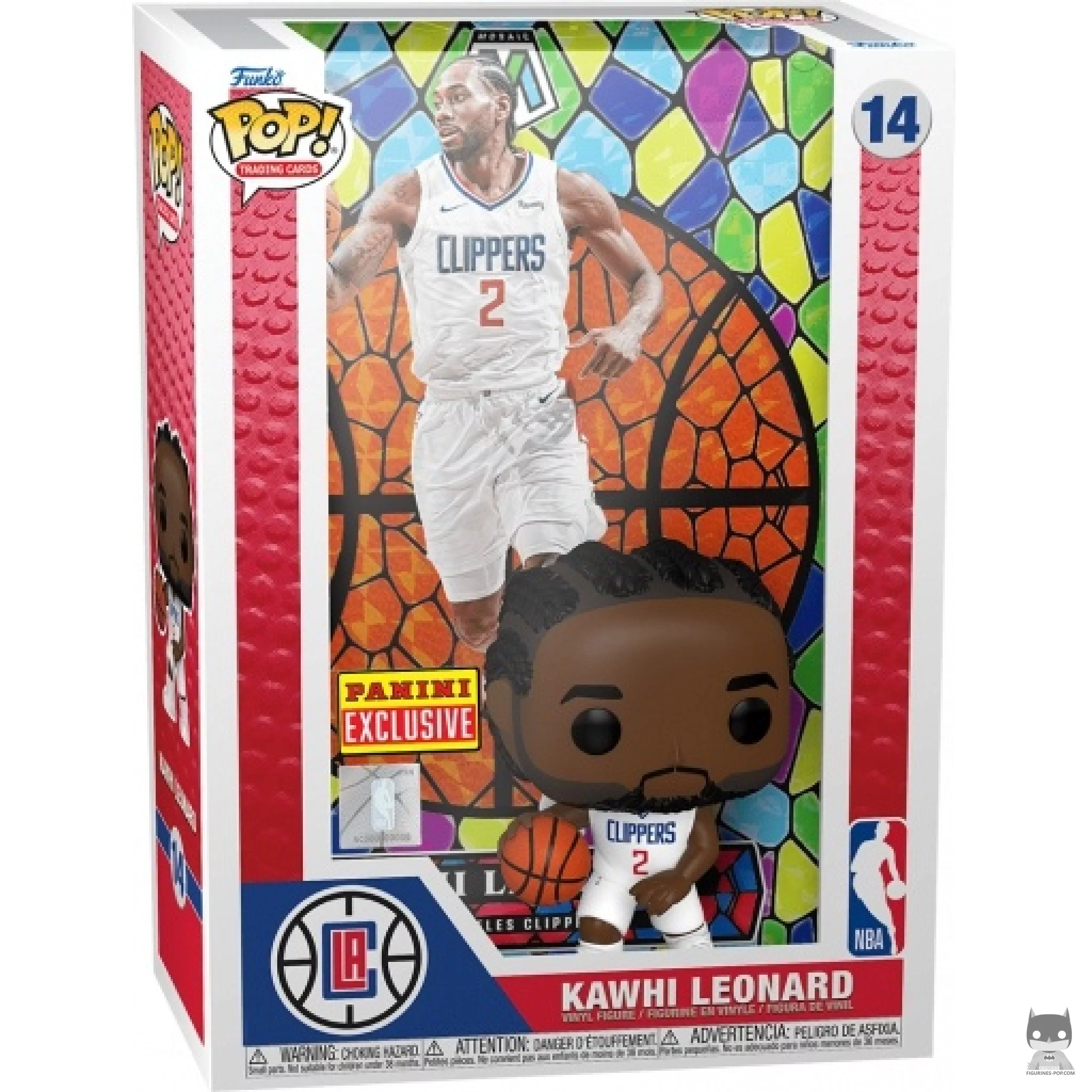 Figura Funko Pop! Kawhi Leonard (Mosaico) en su caja