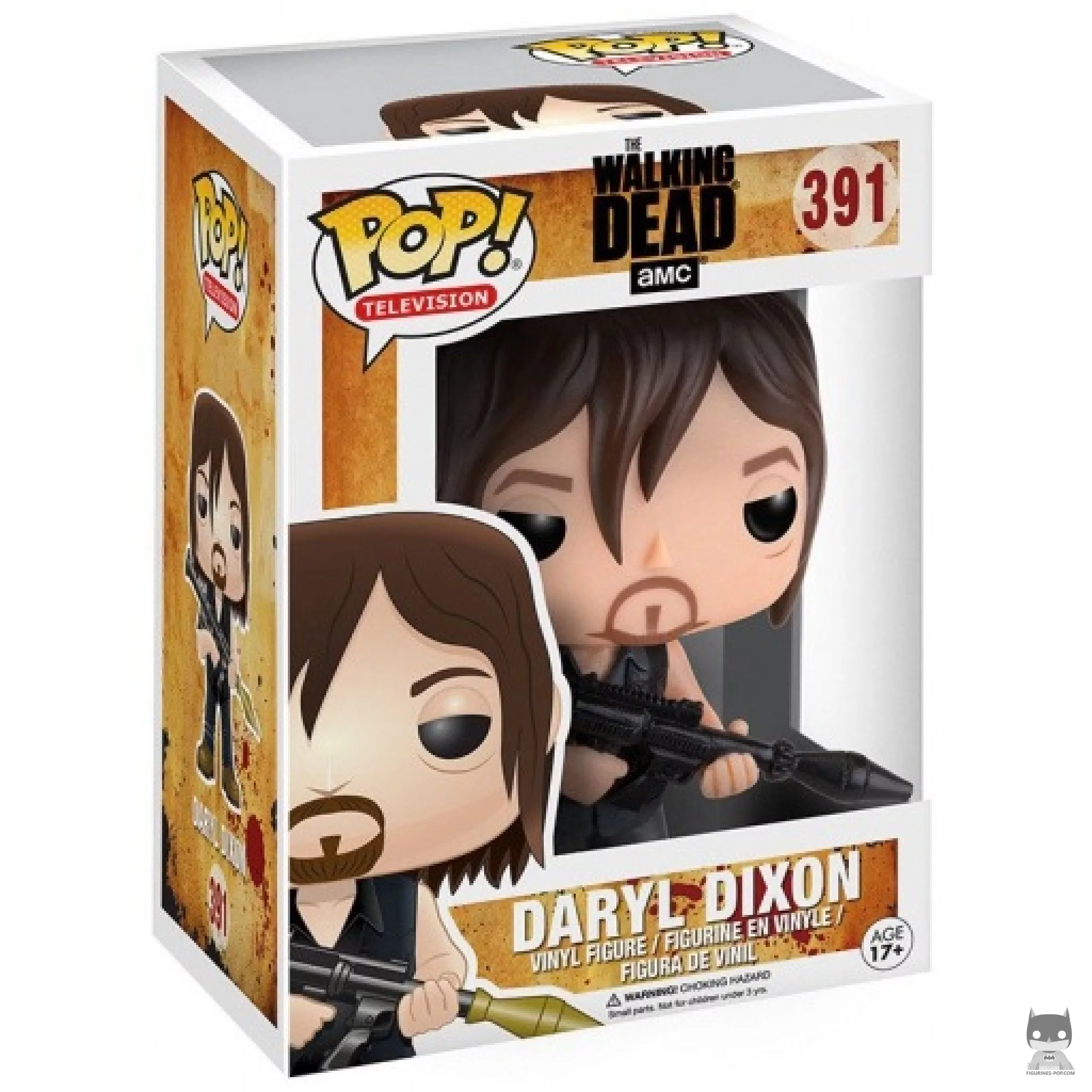 Figura Funko Pop! Daryl Dixon con ballesta (Ensangrentado) en su caja