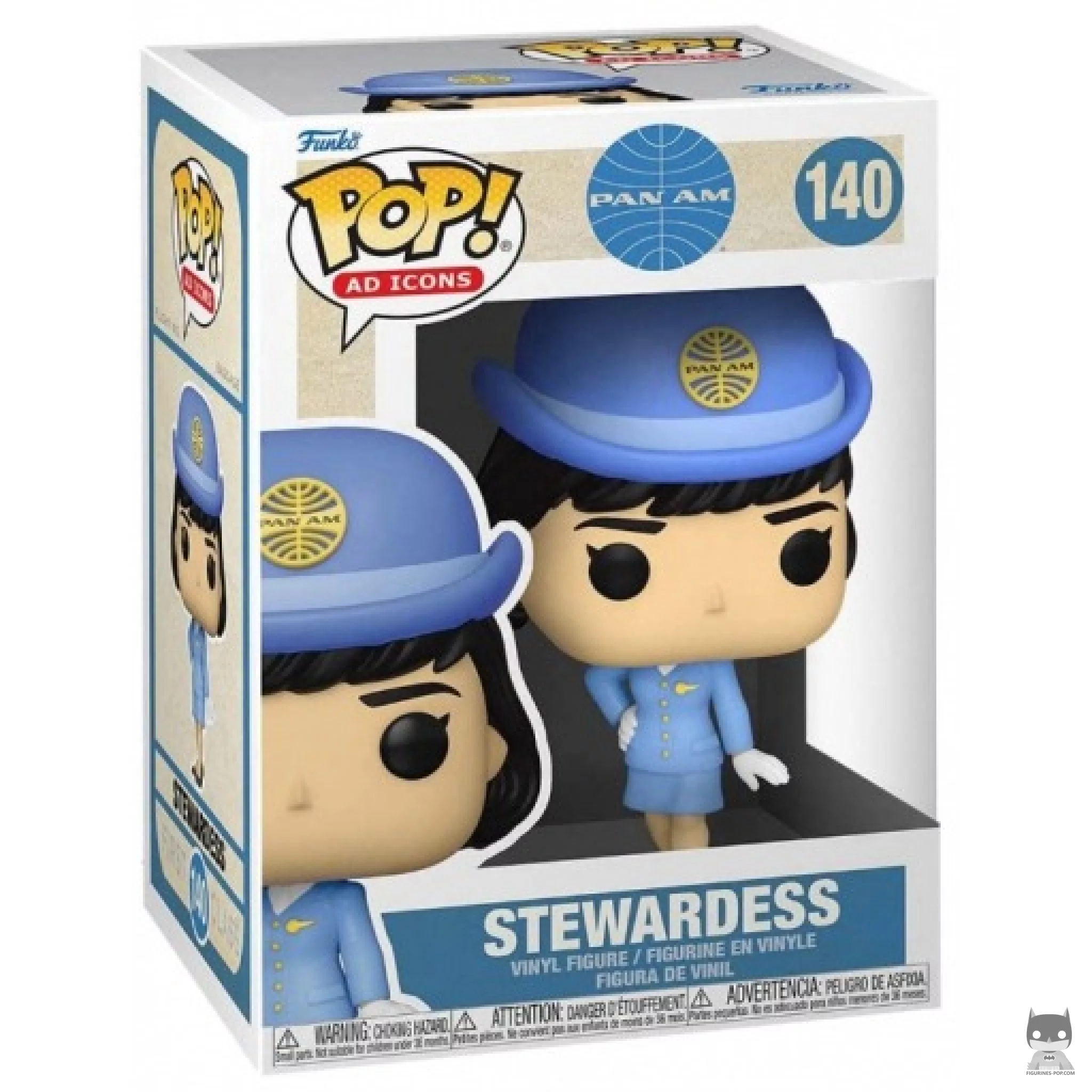 Figura Funko Pop! Azafata de Pan Am en su caja
