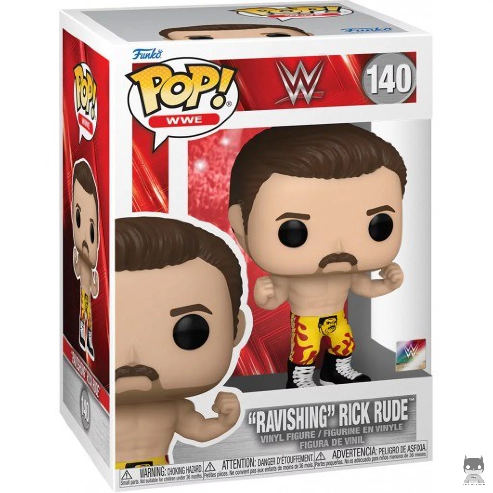Figura Funko Pop! Ravishing Rick Rude en su caja