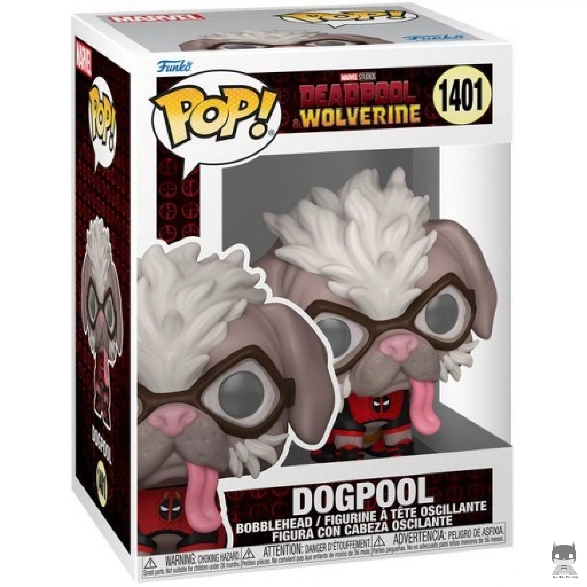 Figura Funko Pop! Dogpool en su caja