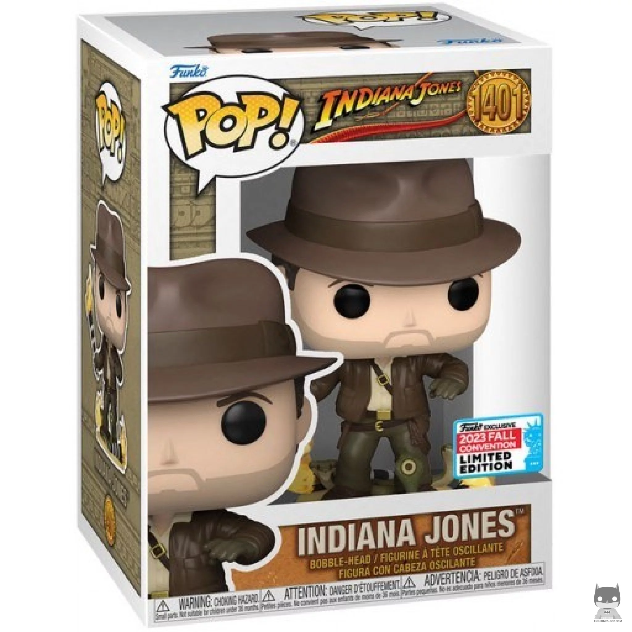 Figura Funko Pop! Indiana Jones en su caja
