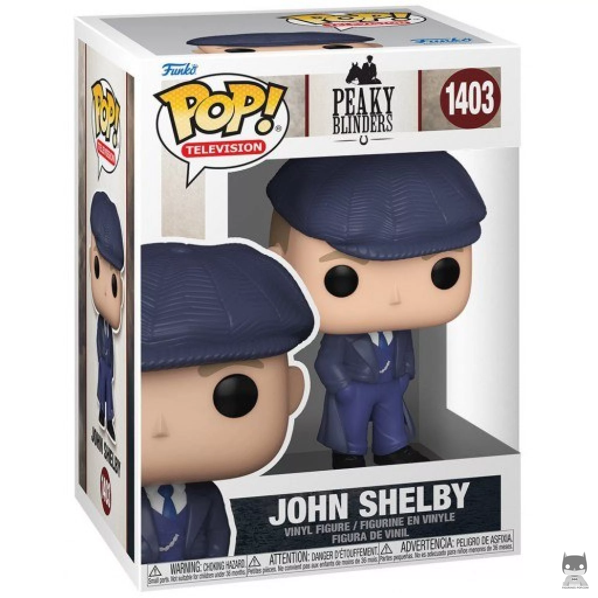 Figura Funko Pop! John Shelby en su caja