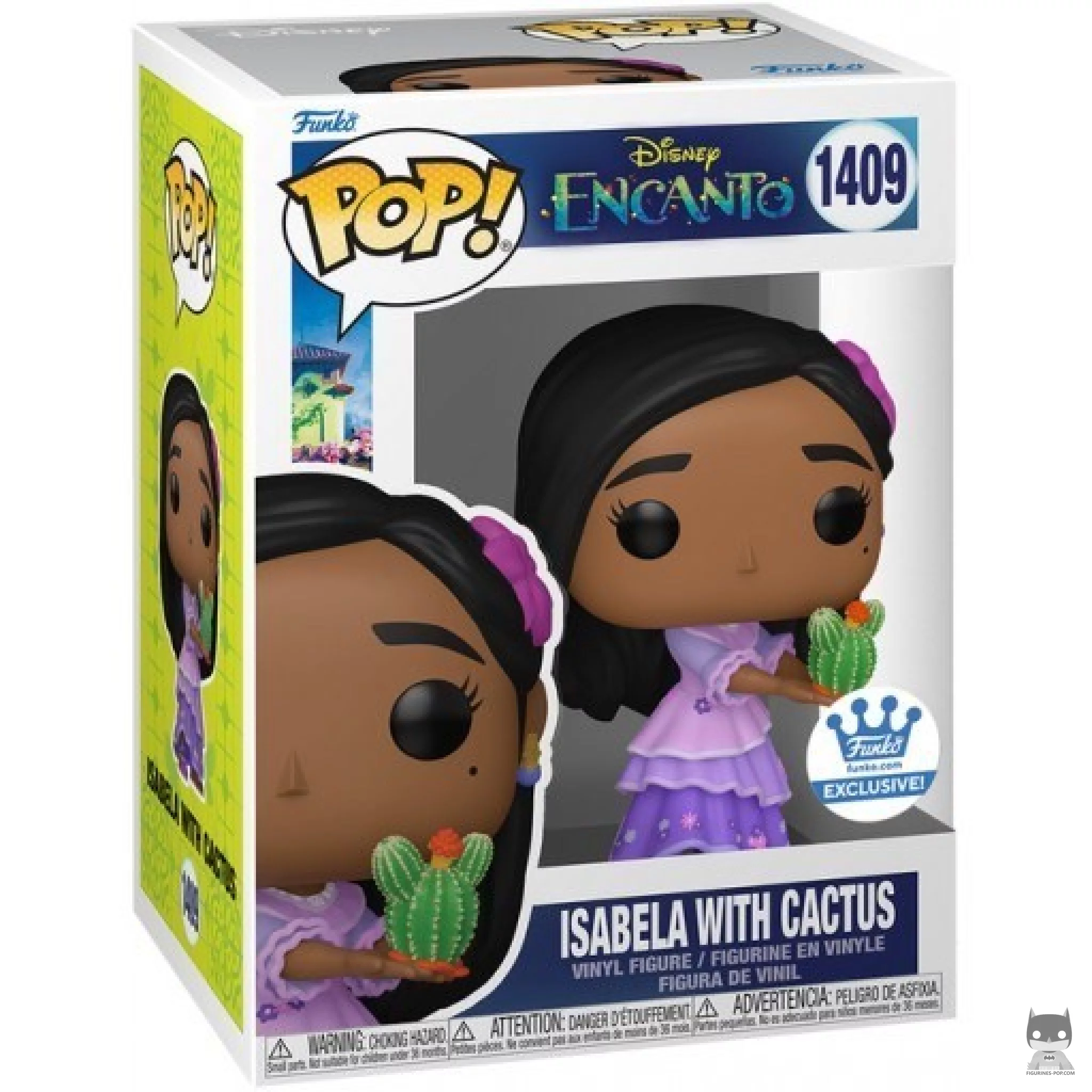 Figura Funko Pop! Isabela con cactus en su caja