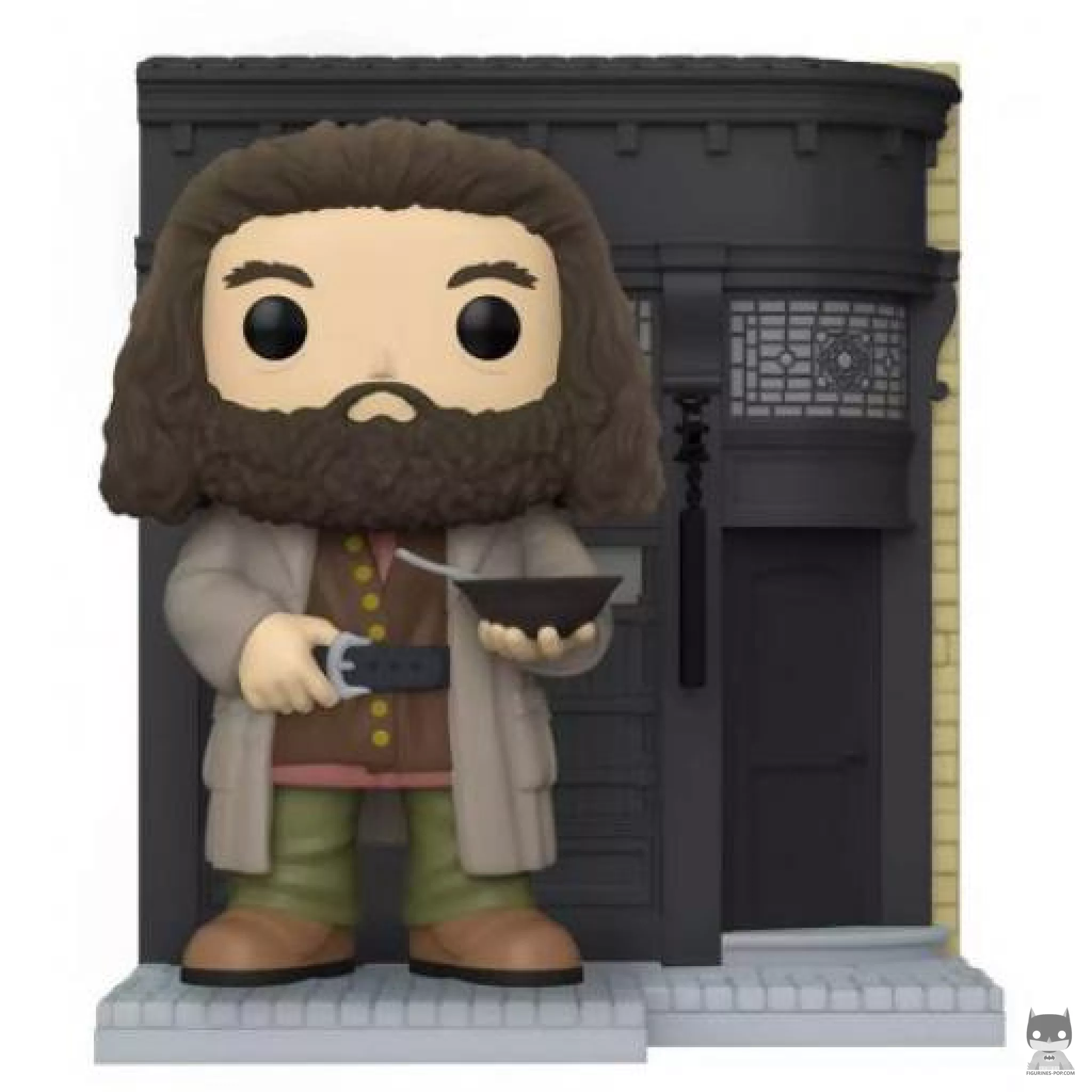 Figura Funko Pop! Hagrid frente a El Caldero Chorreante (Callejón Diagon) (Harry Potter)