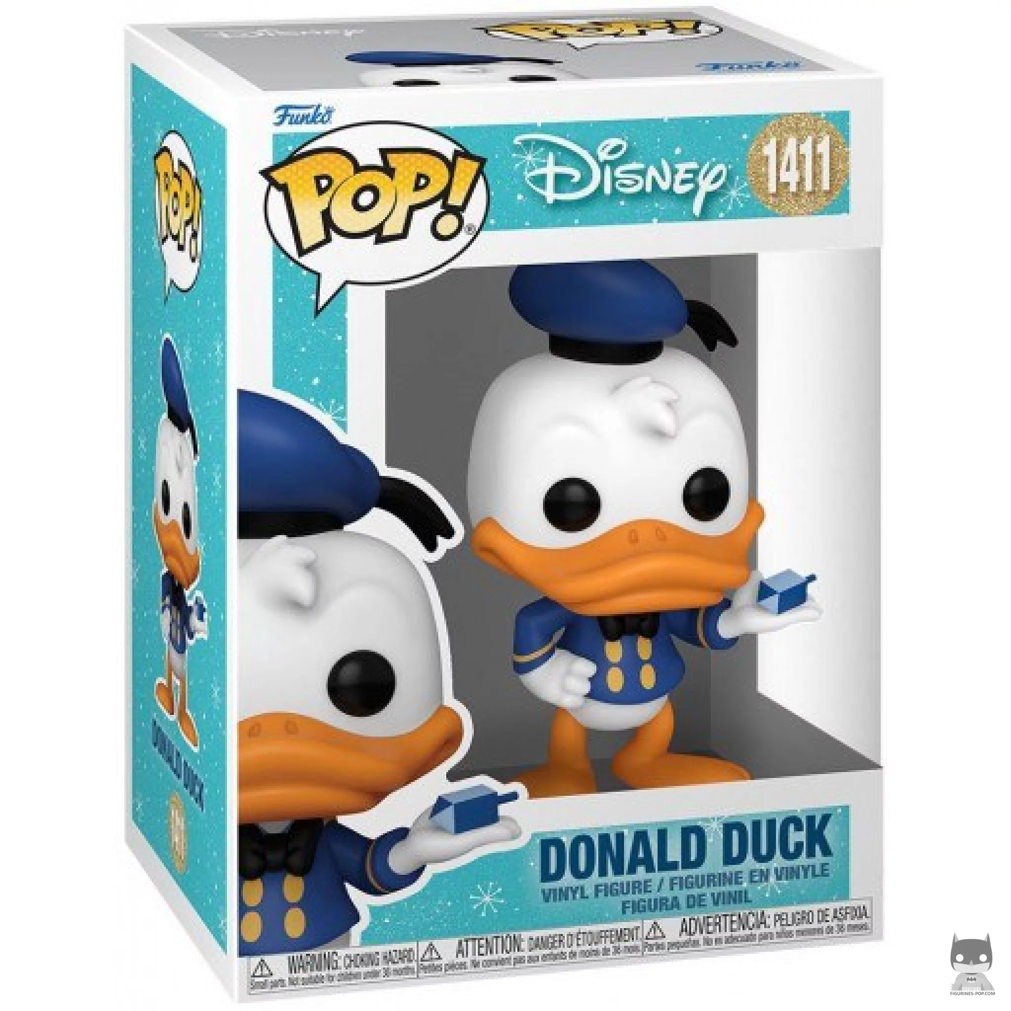 Figura Funko Pop! Pato Donald (Janucá) en su caja