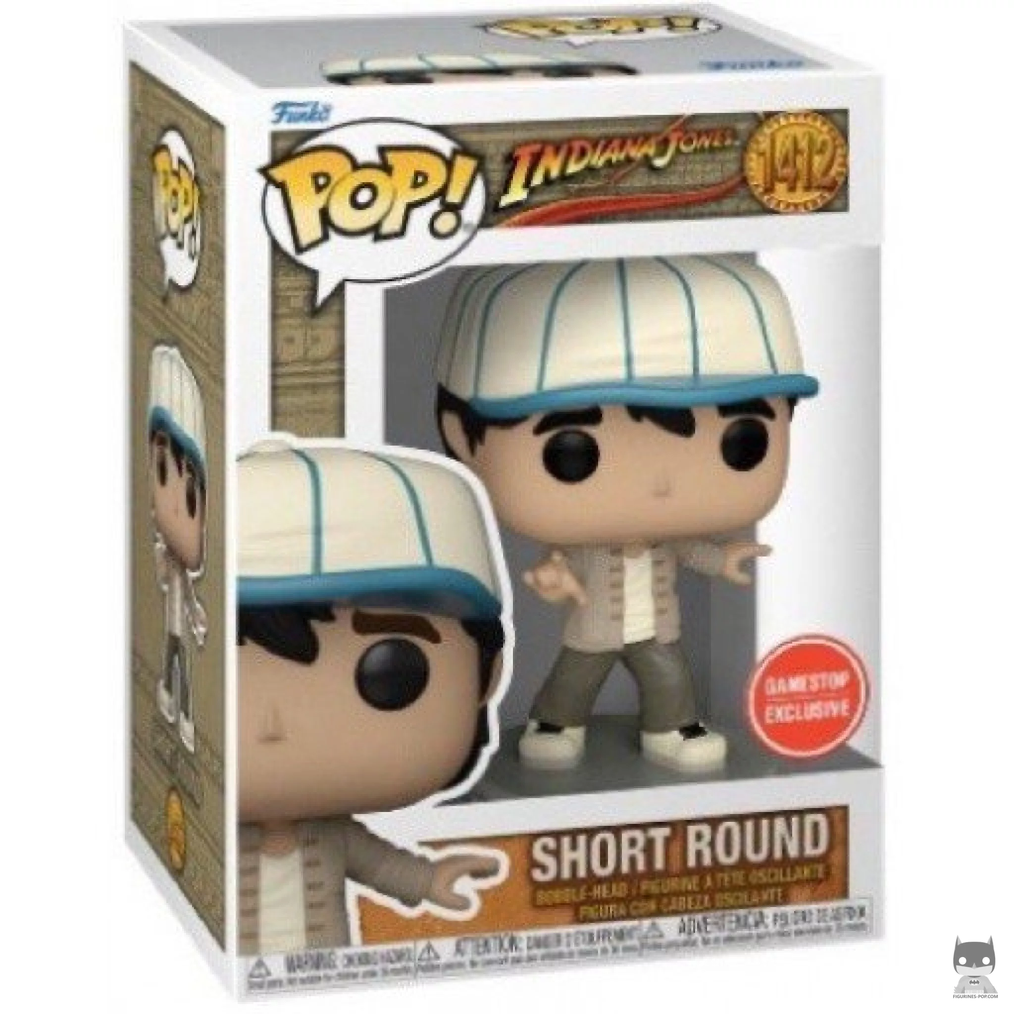 Figura Funko Pop! Short Round en su caja