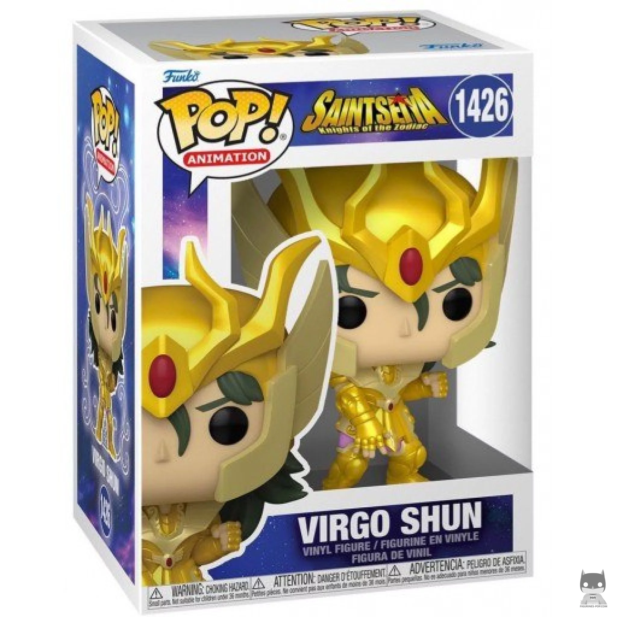 Figura Funko Pop! Shun de Virgo en su caja