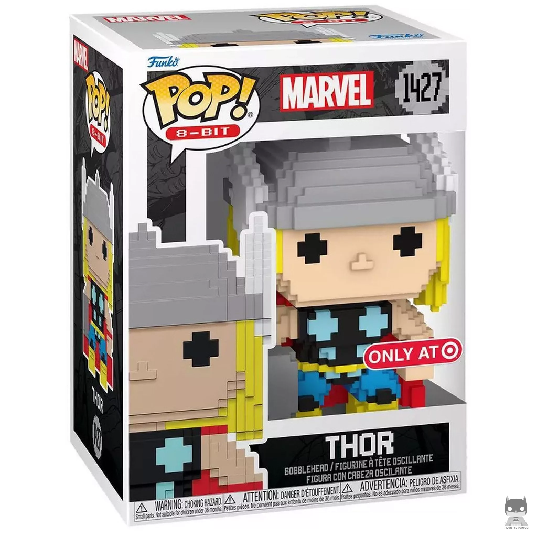 Figura Funko Pop! Thor (8-bit) en su caja