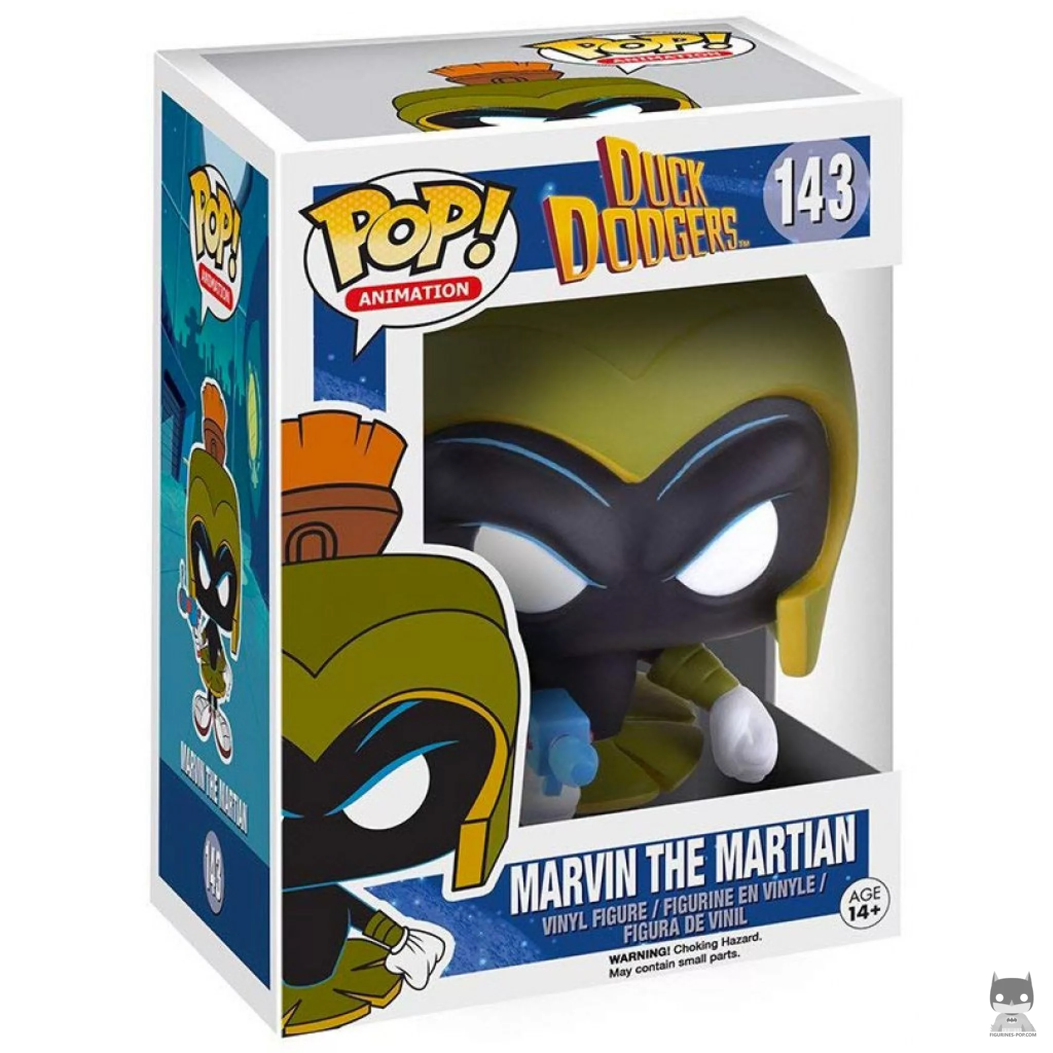 Figura Funko Pop! Marvin el Marciano en su caja
