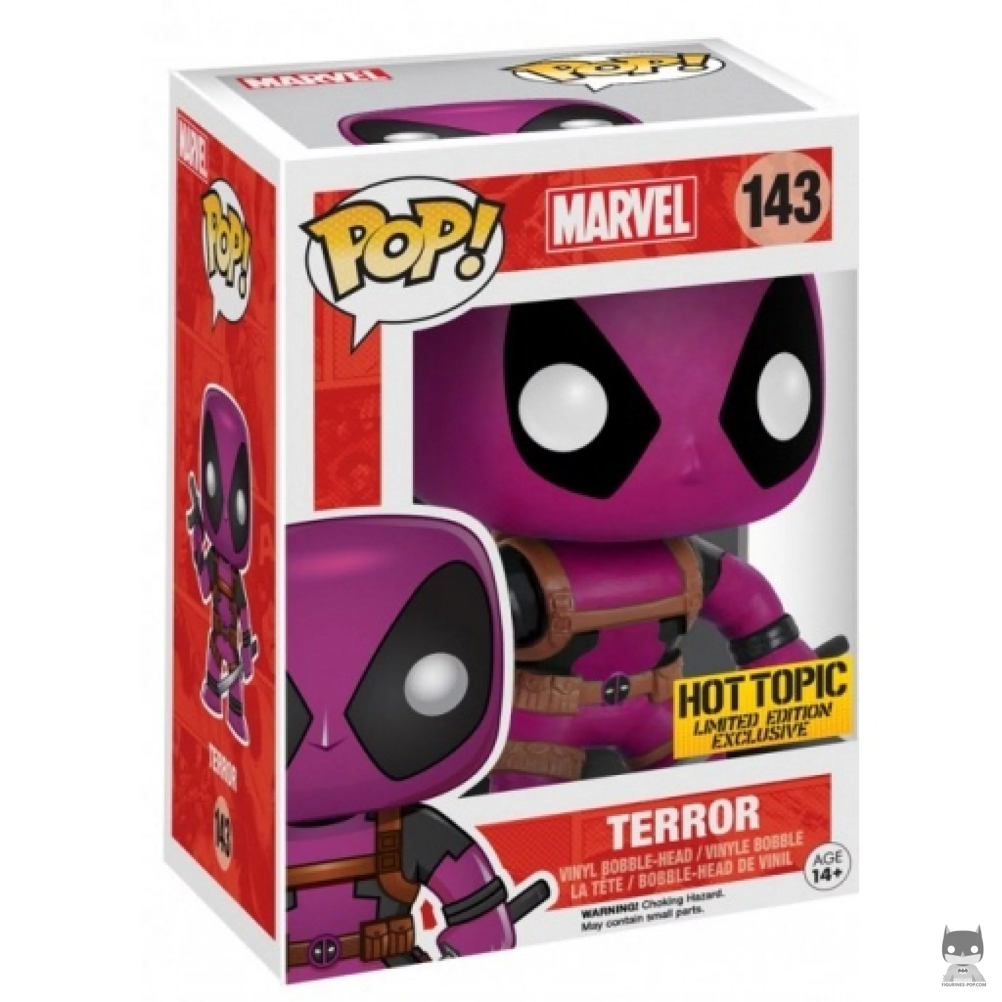 Figura Funko Pop! Terror (Violeta) en su caja