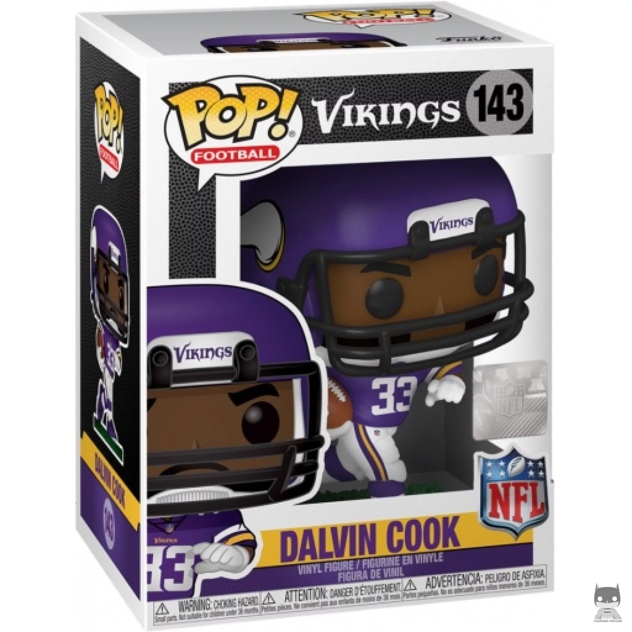 Figura Funko Pop! Dalvin Cook en su caja