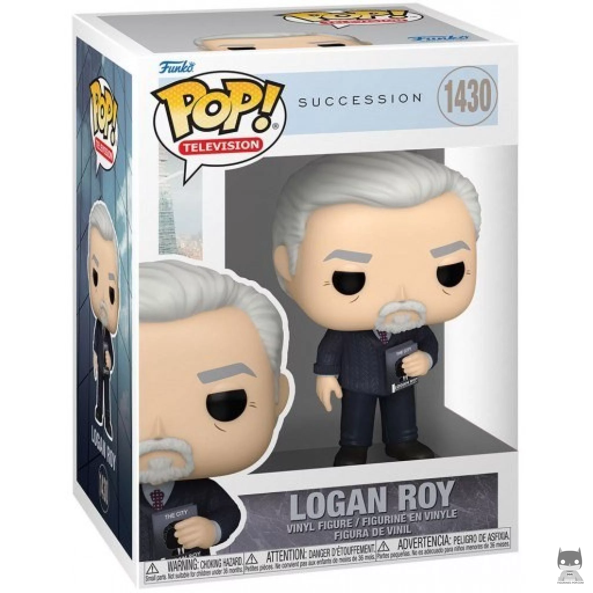 Figura Funko Pop! Logan Roy en su caja