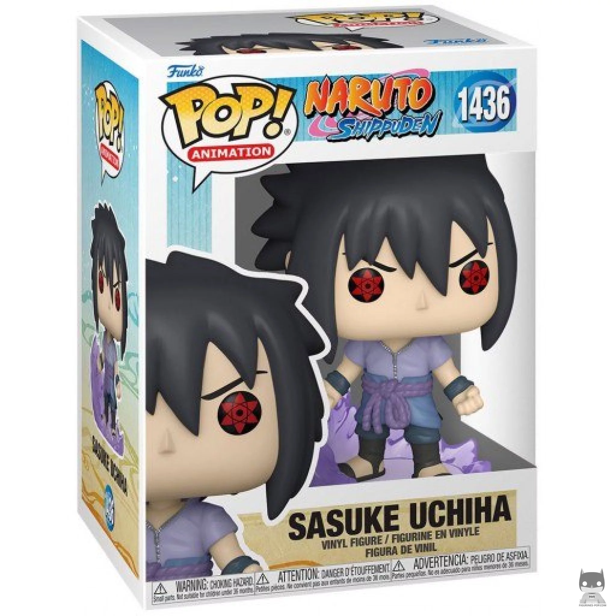 Figura Funko Pop! Sasuke Uchiha en su caja
