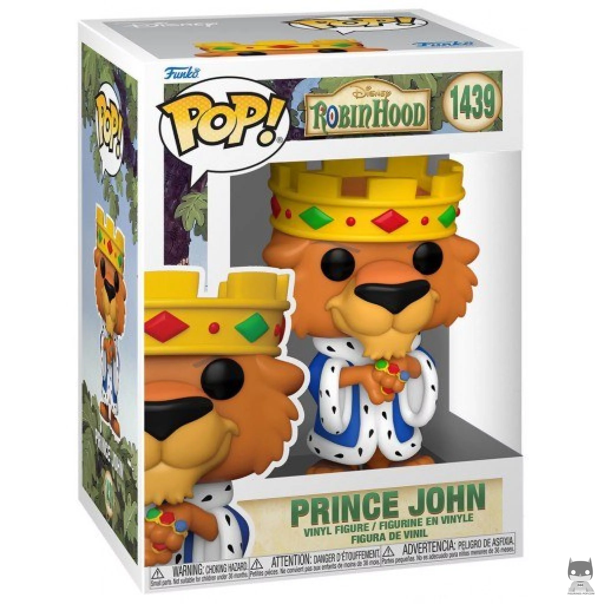 Figura Funko Pop! Príncipe Juan en su caja