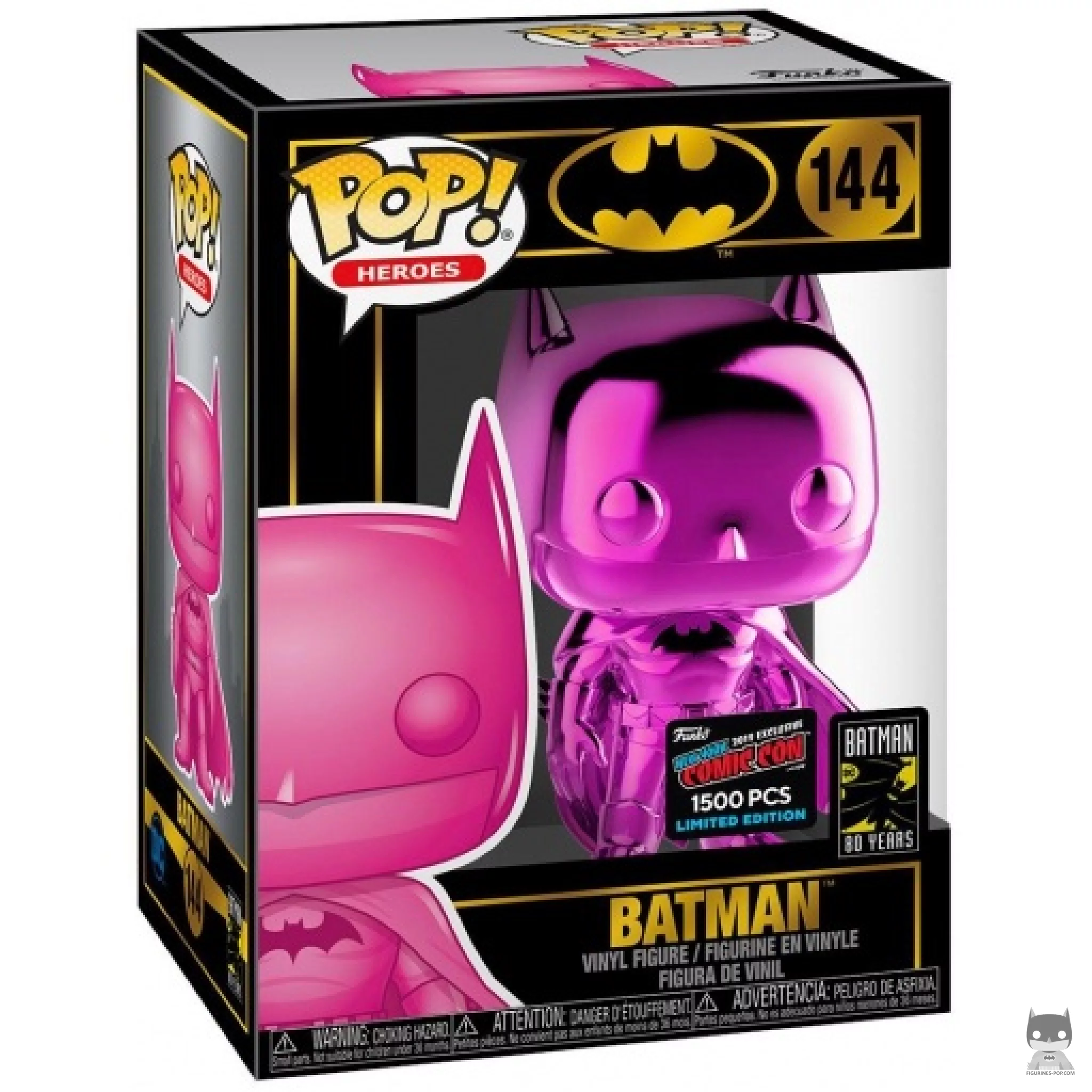 Figura Funko Pop! Batman (Rosa) en su caja