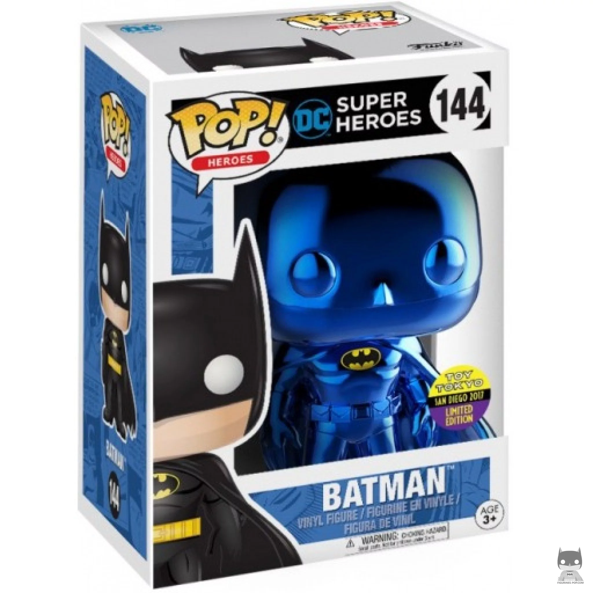 Figura Funko Pop! Batman (Azul) en su caja