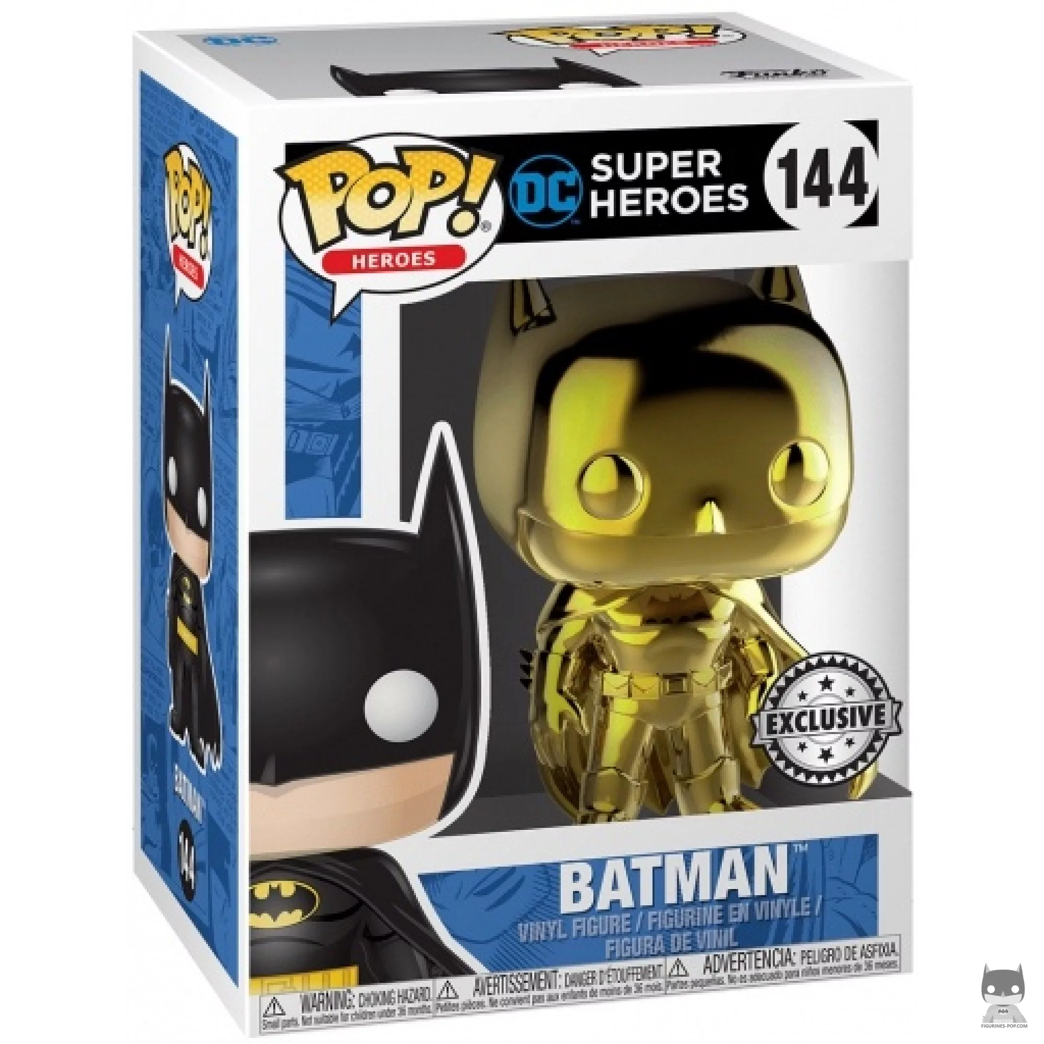 Figura Funko Pop! Batman (Dorado) en su caja