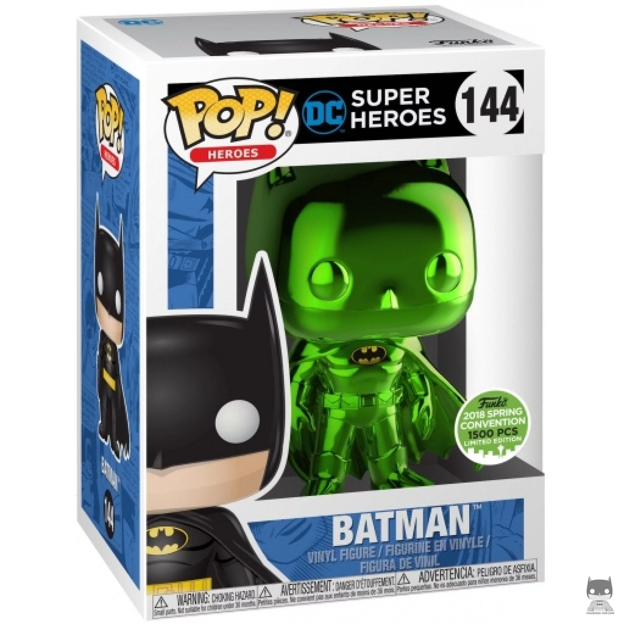 Figura Funko Pop! Batman (Esmeralda) en su caja
