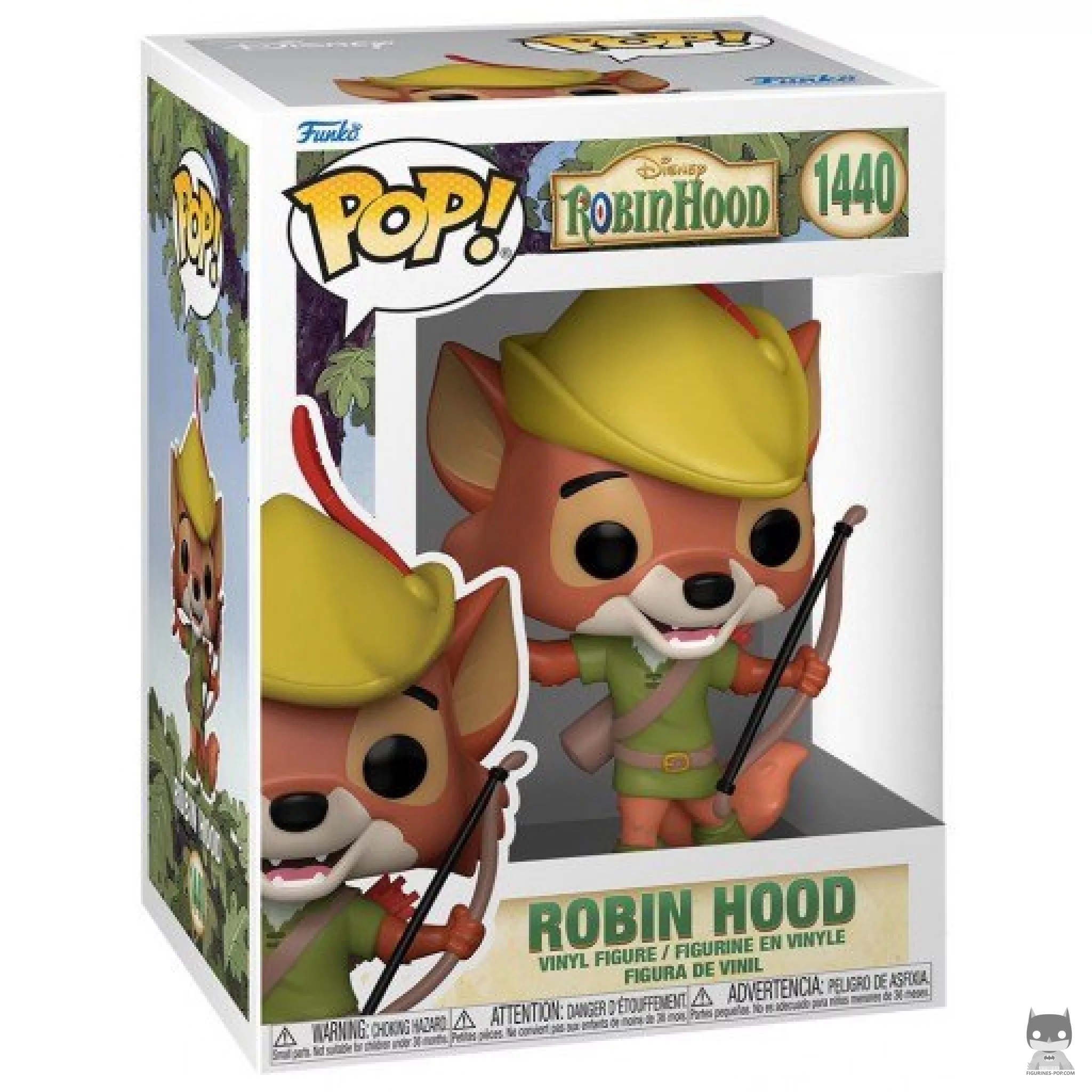 Figura Funko Pop! Robin Hood en su caja
