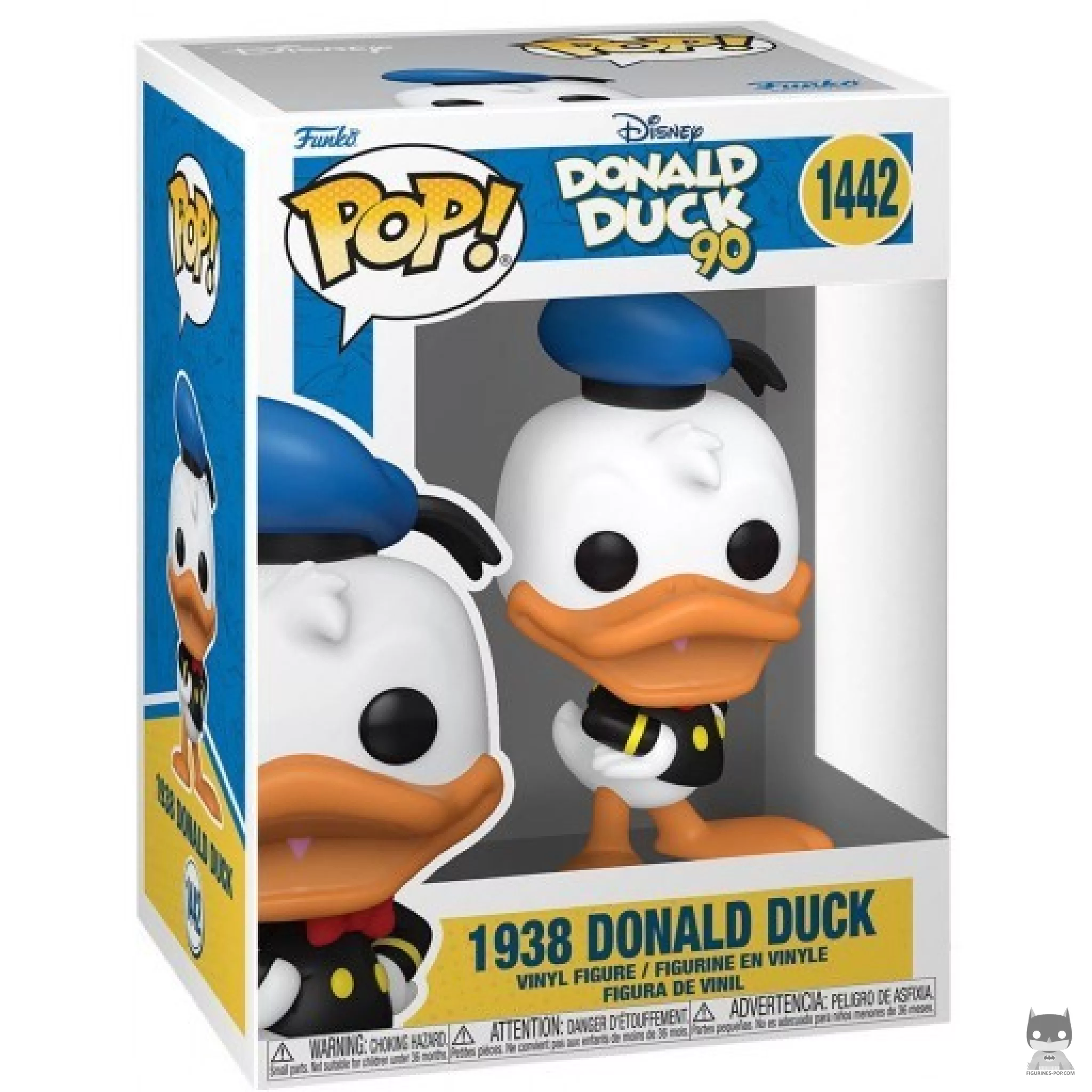 Figura Funko Pop! Pato Donald 1938 en su caja