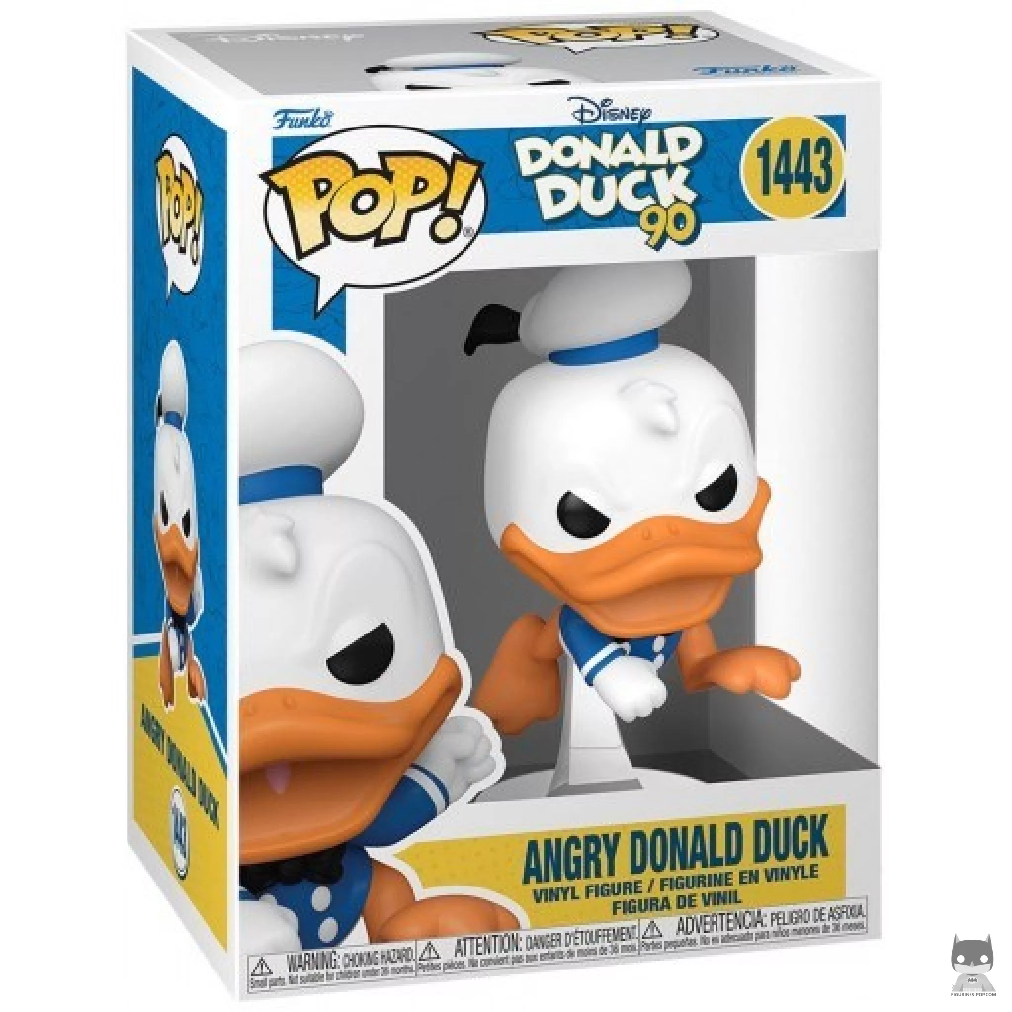 Figura Funko Pop! Pato Donald enfadado en su caja