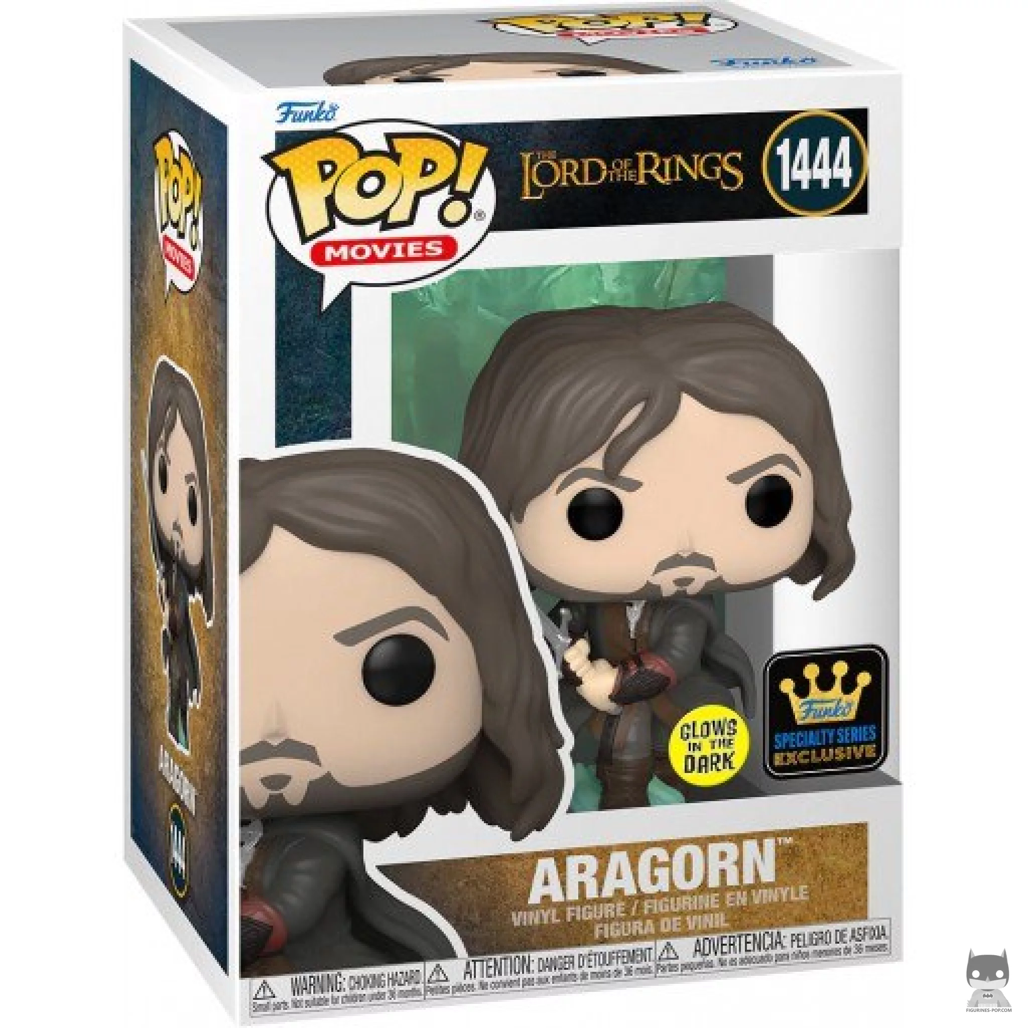 Figura Funko Pop! Aragorn (Brilla en la oscuridad) en su caja