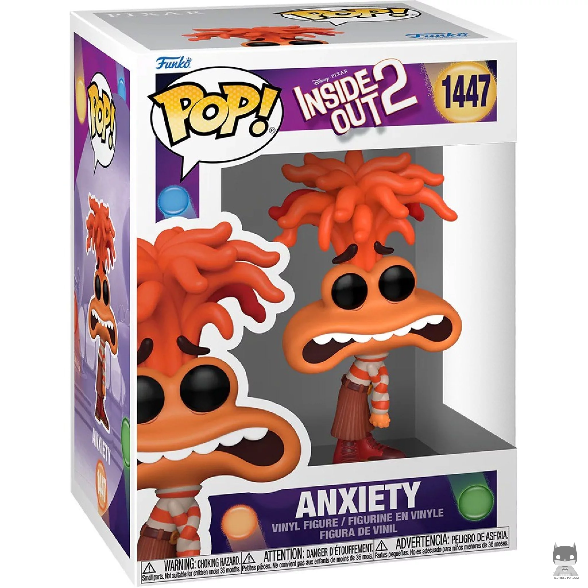 Figura Funko Pop! Ansiedad en su caja