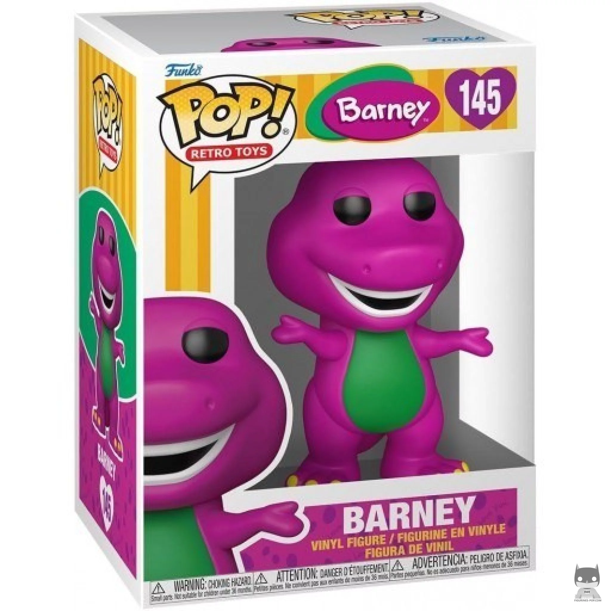 Figura Funko Pop! Barney en su caja