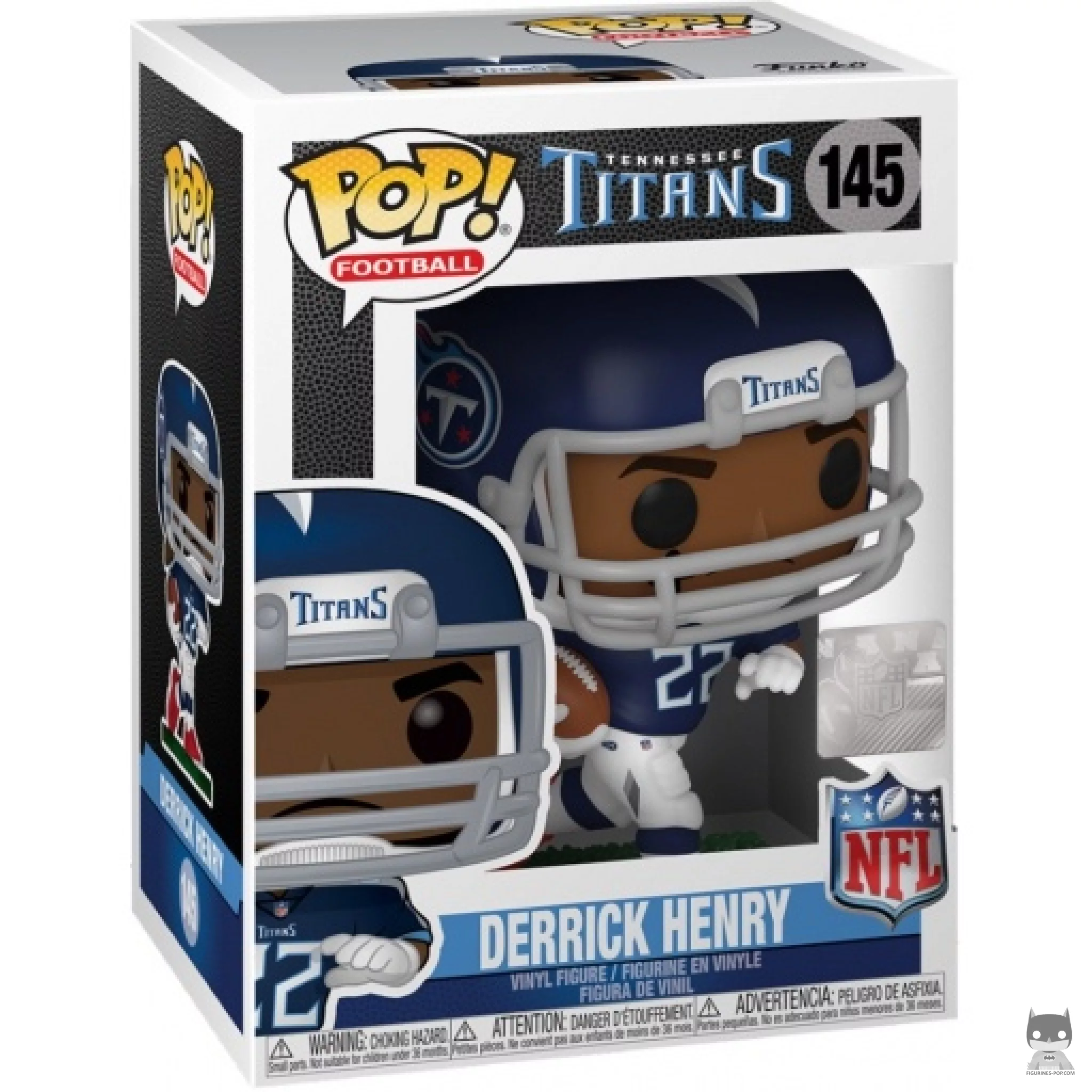 Figura Funko Pop! Derrick Henry en su caja