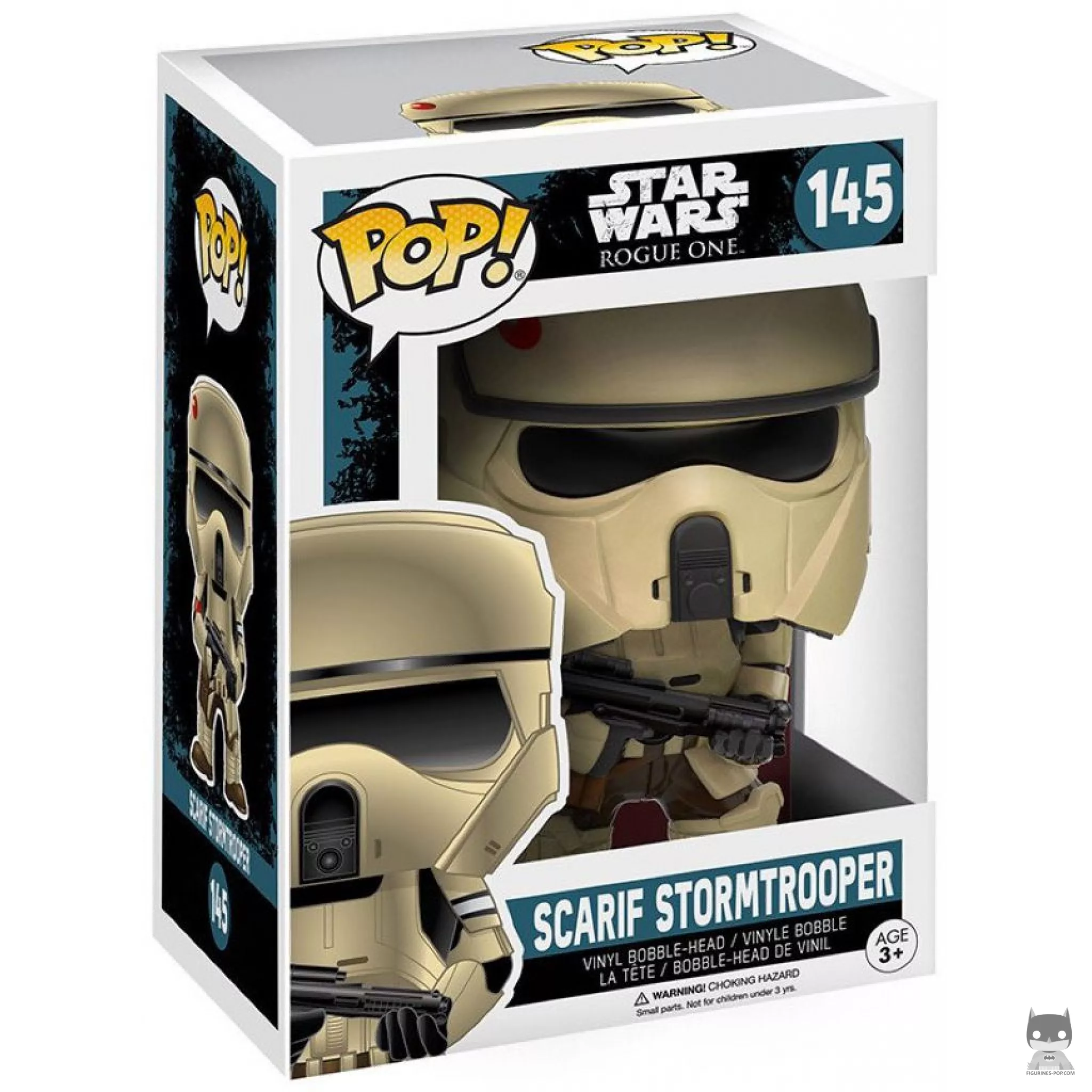 Figura Funko Pop! Stormtrooper de Scarif en su caja