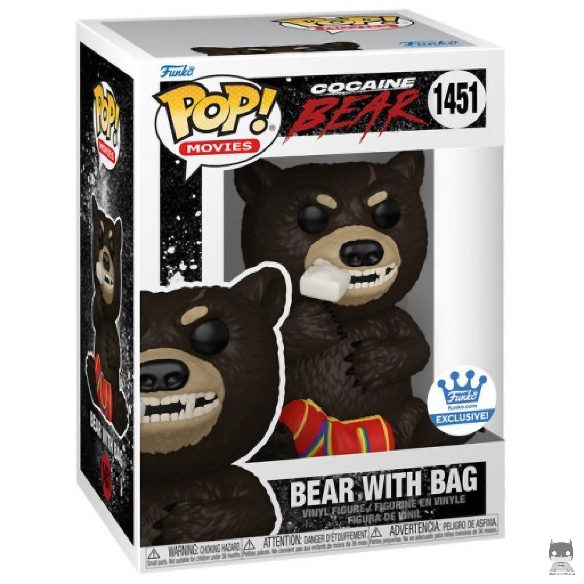 Figura Funko Pop! Oso con bolsa en su caja