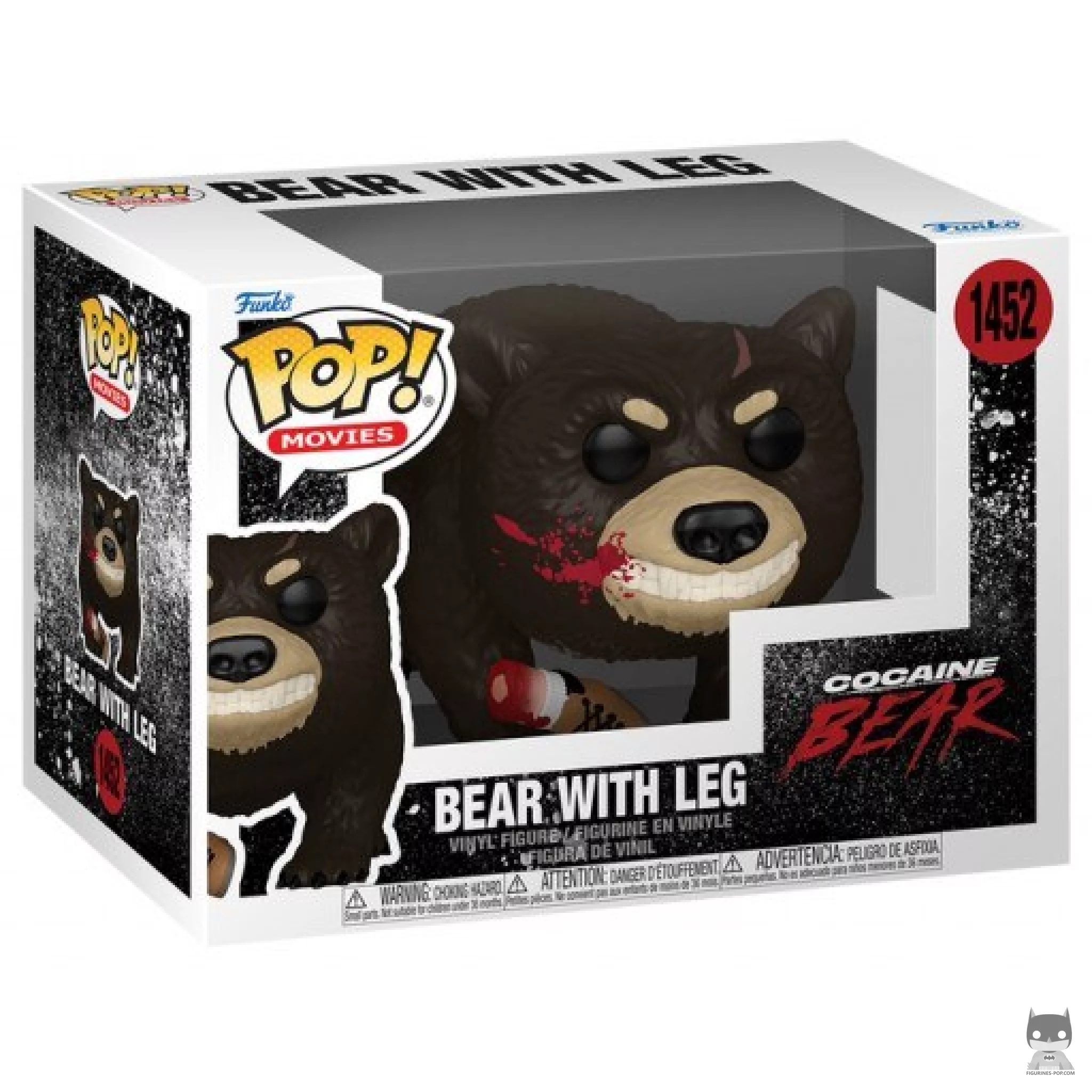 Figura Funko Pop! Oso con pierna en su caja