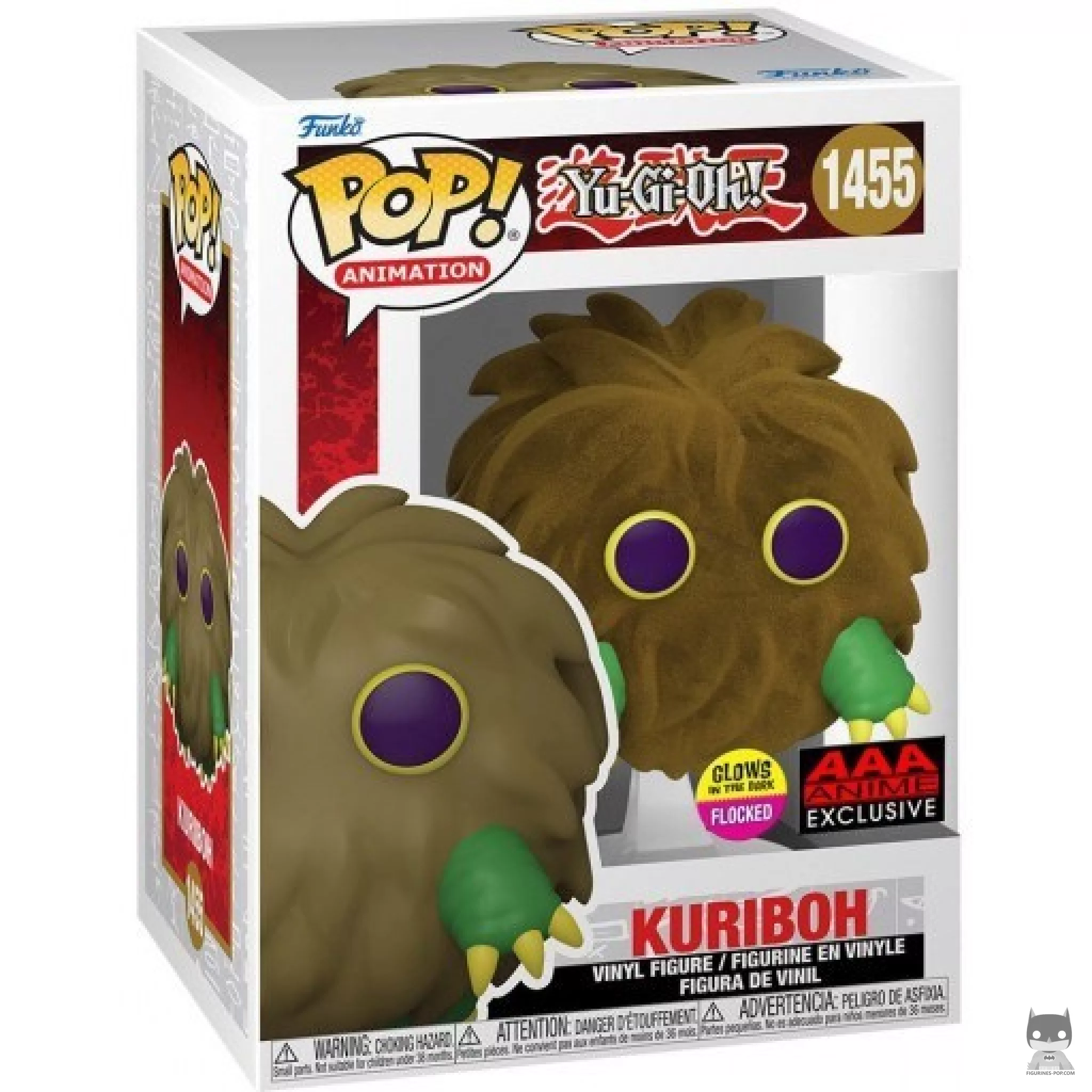 Figura Funko Pop! Kuriboh (Flocado & Brilla en la oscuridad) en su caja