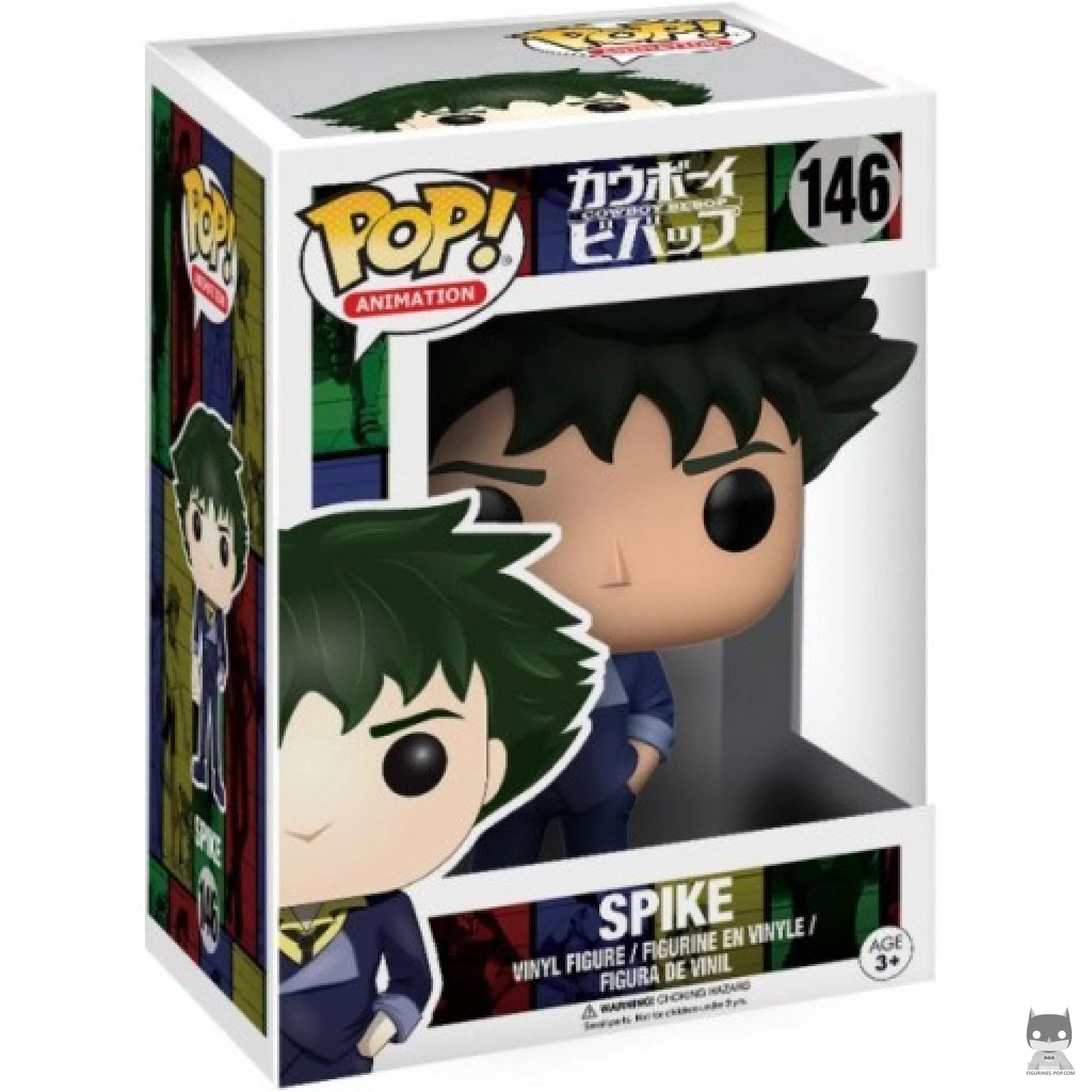 Figura Funko Pop! Spike Spiegel en su caja