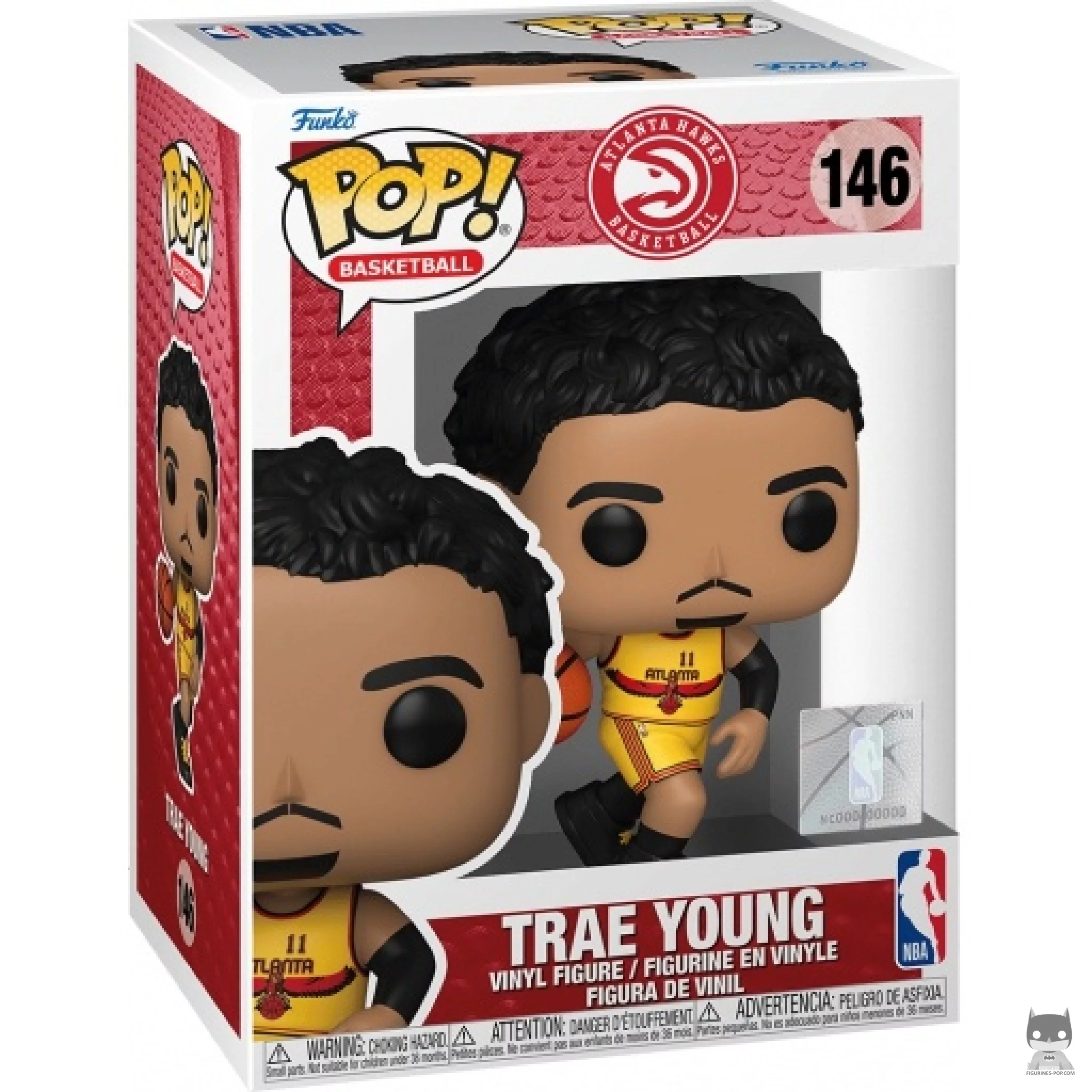 Figura Funko Pop! Trae Young en su caja