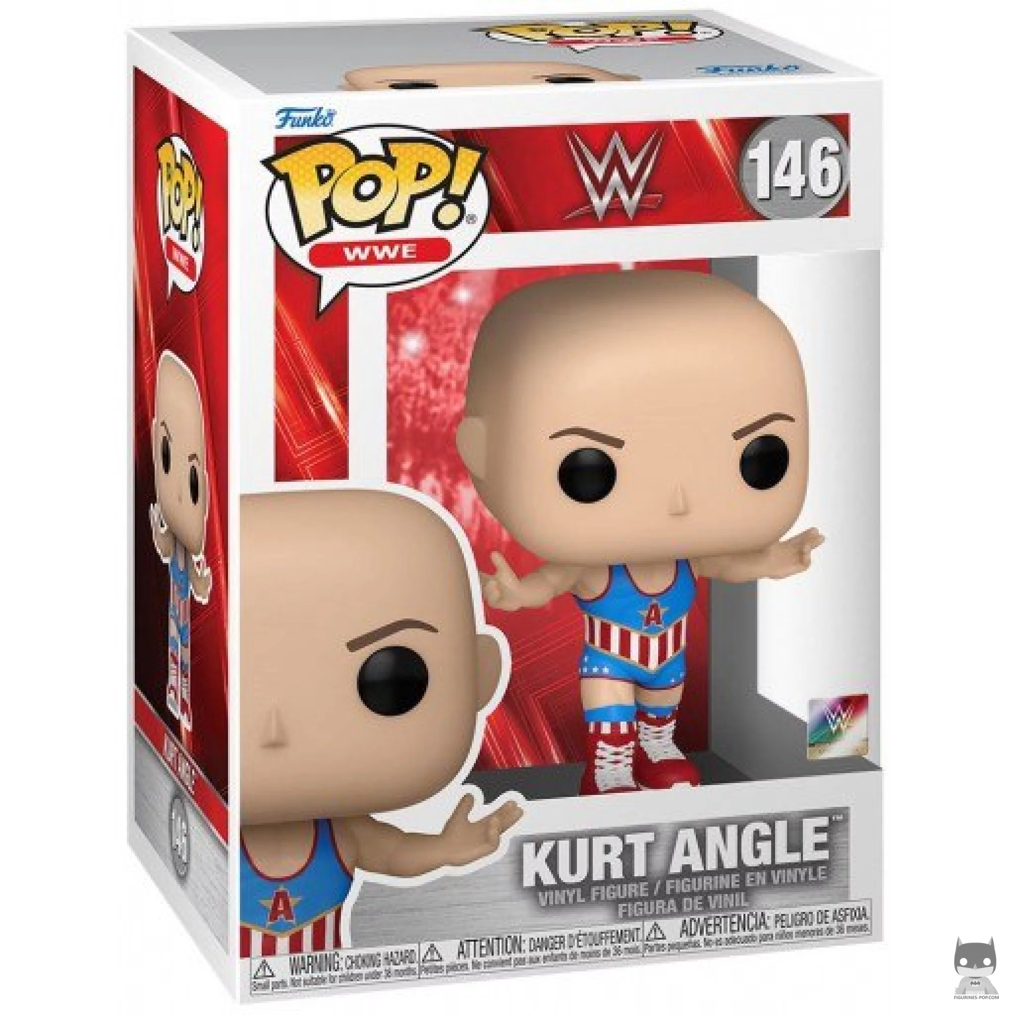 Figura Funko Pop! Kurt Angle en su caja