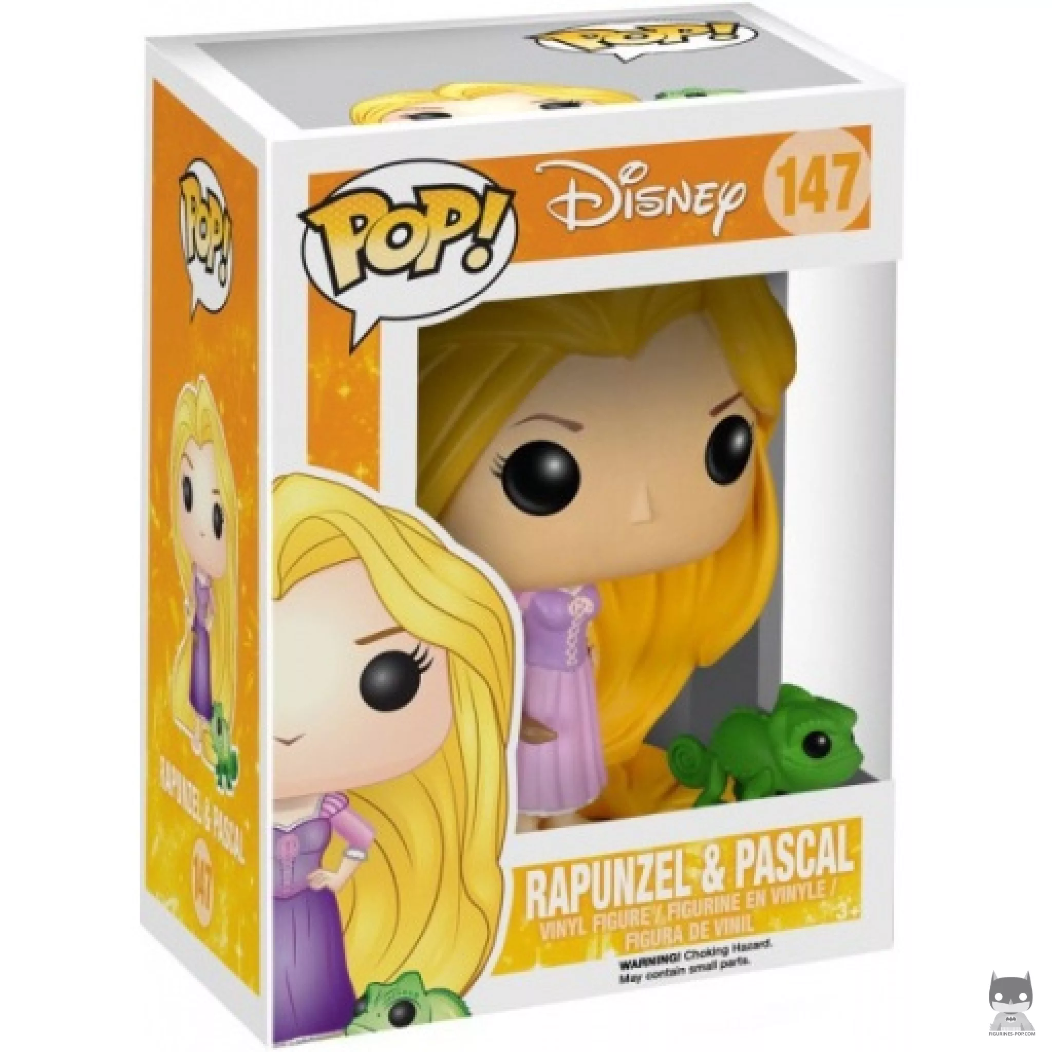 Figura Funko Pop! Rapunzel con sartén en su caja