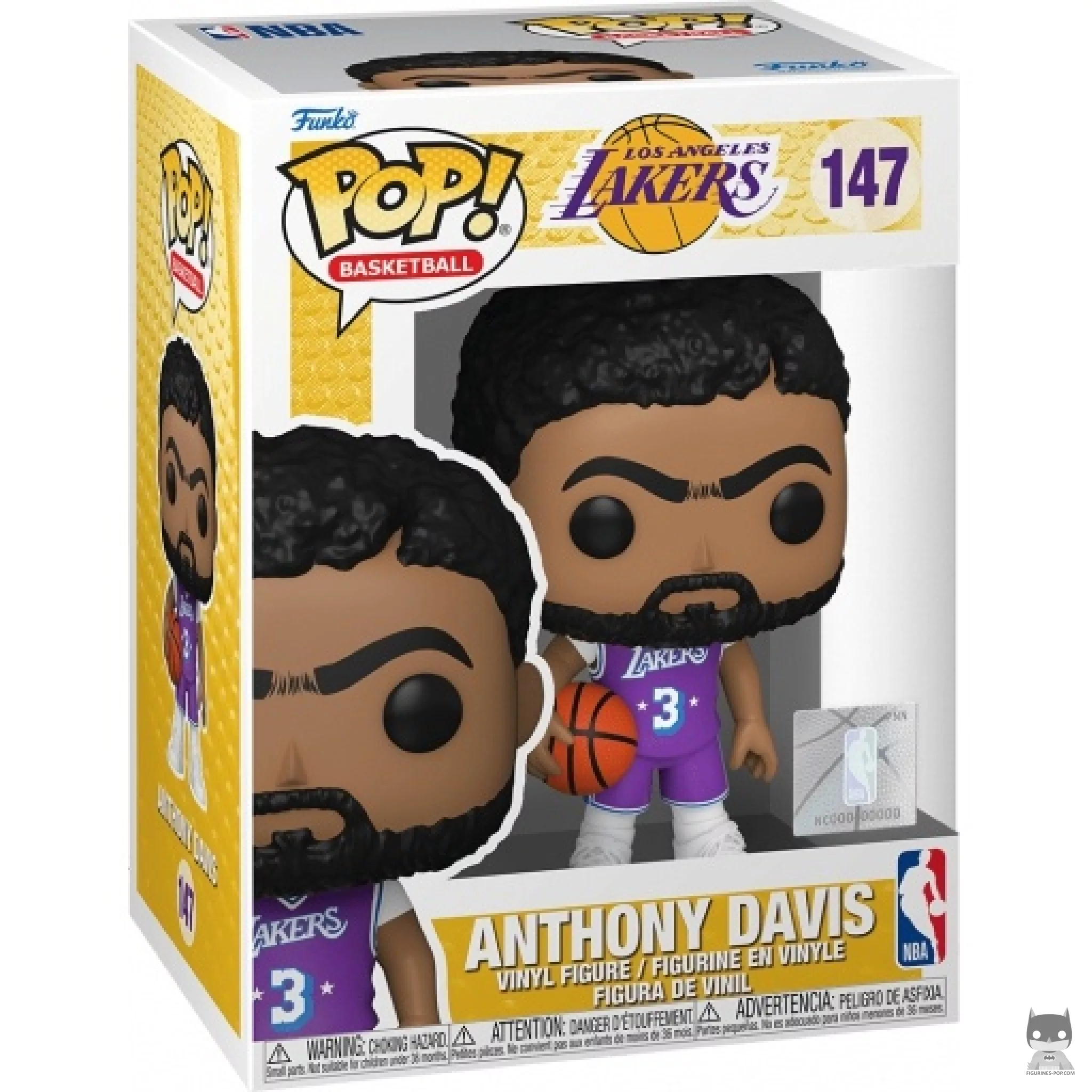 Figura Funko Pop! Anthony Davis en su caja
