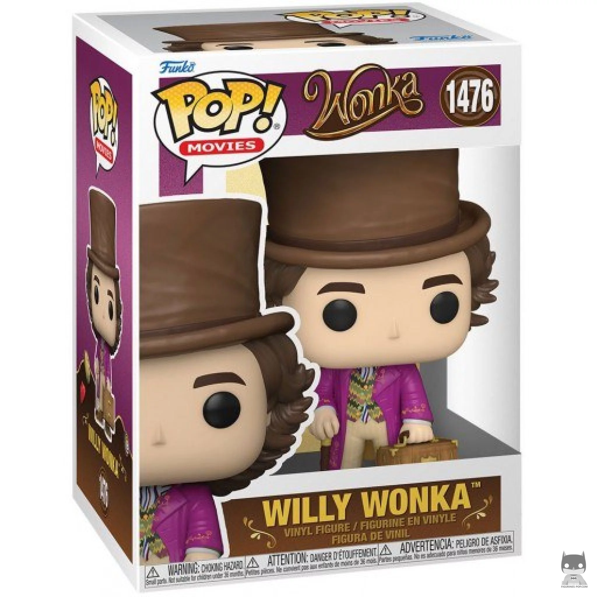 Figura Funko Pop! Willy Wonka en su caja