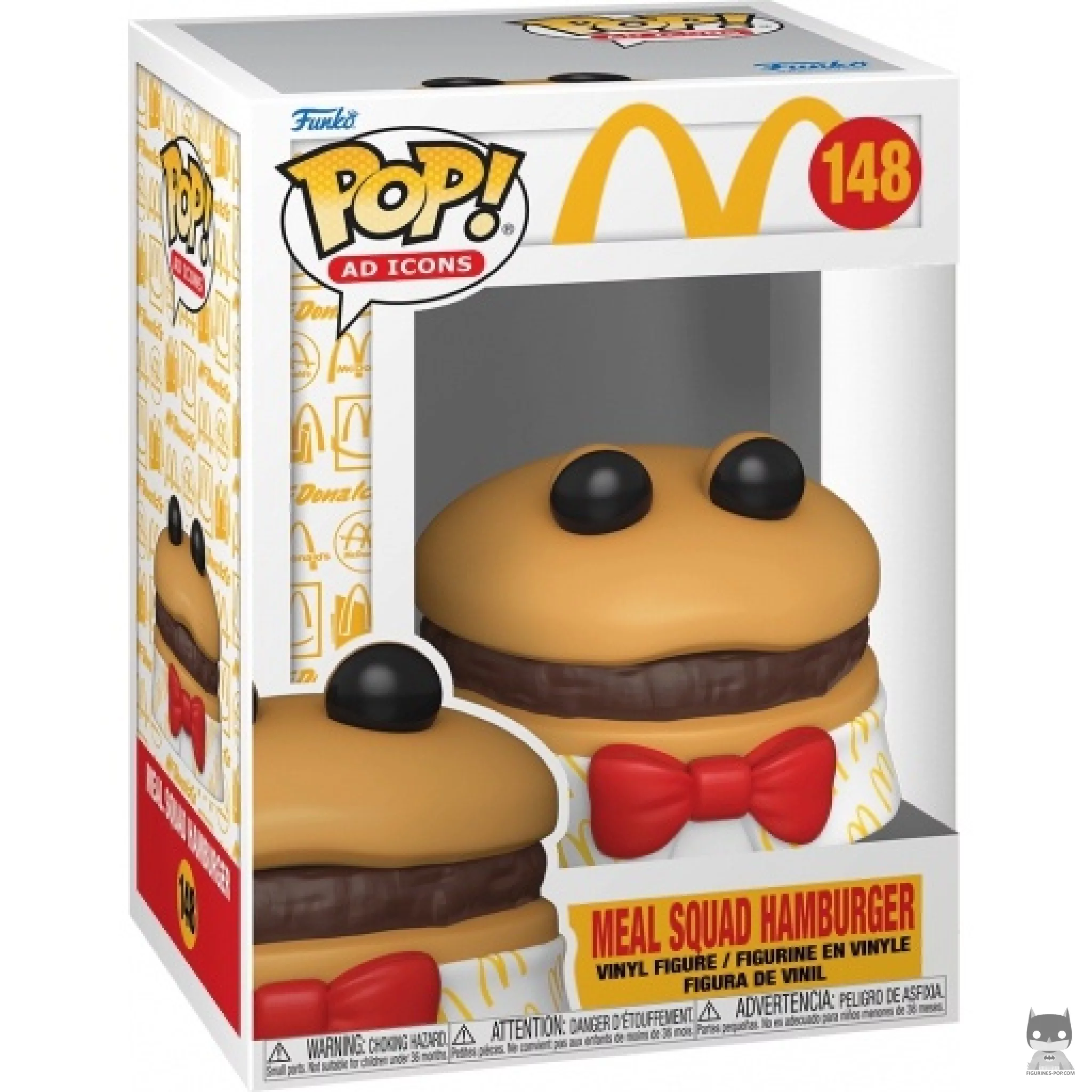 Figura Funko Pop! Meal Squad hamburguesa en su caja