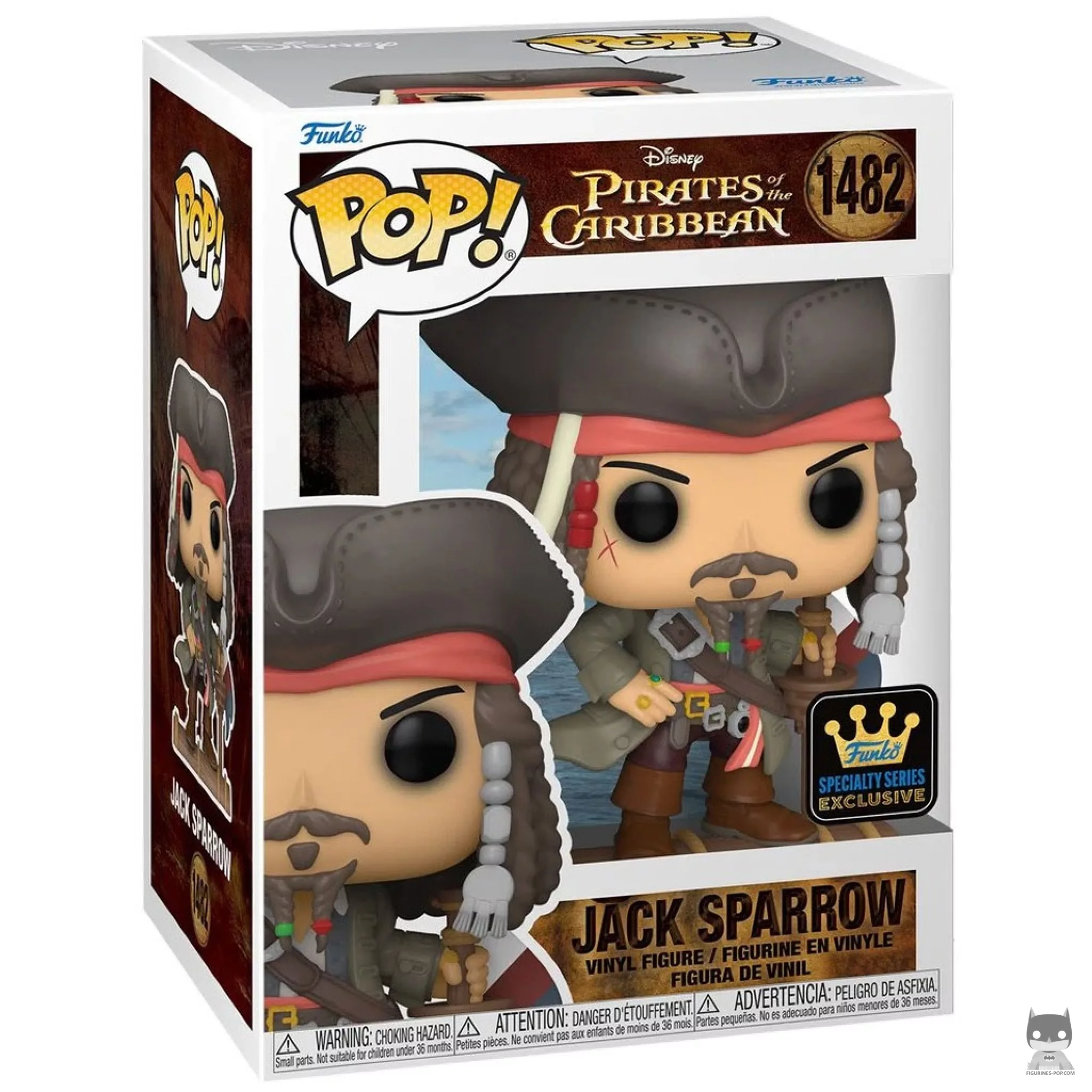 Figura Funko Pop! Jack Sparrow en su caja