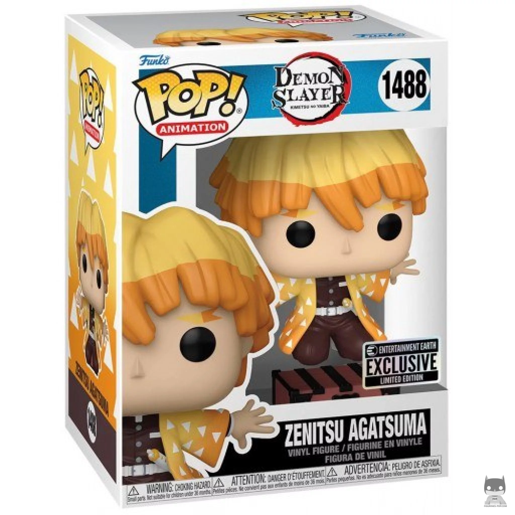 Figura Funko Pop! Zenitsu Agatsuma en su caja