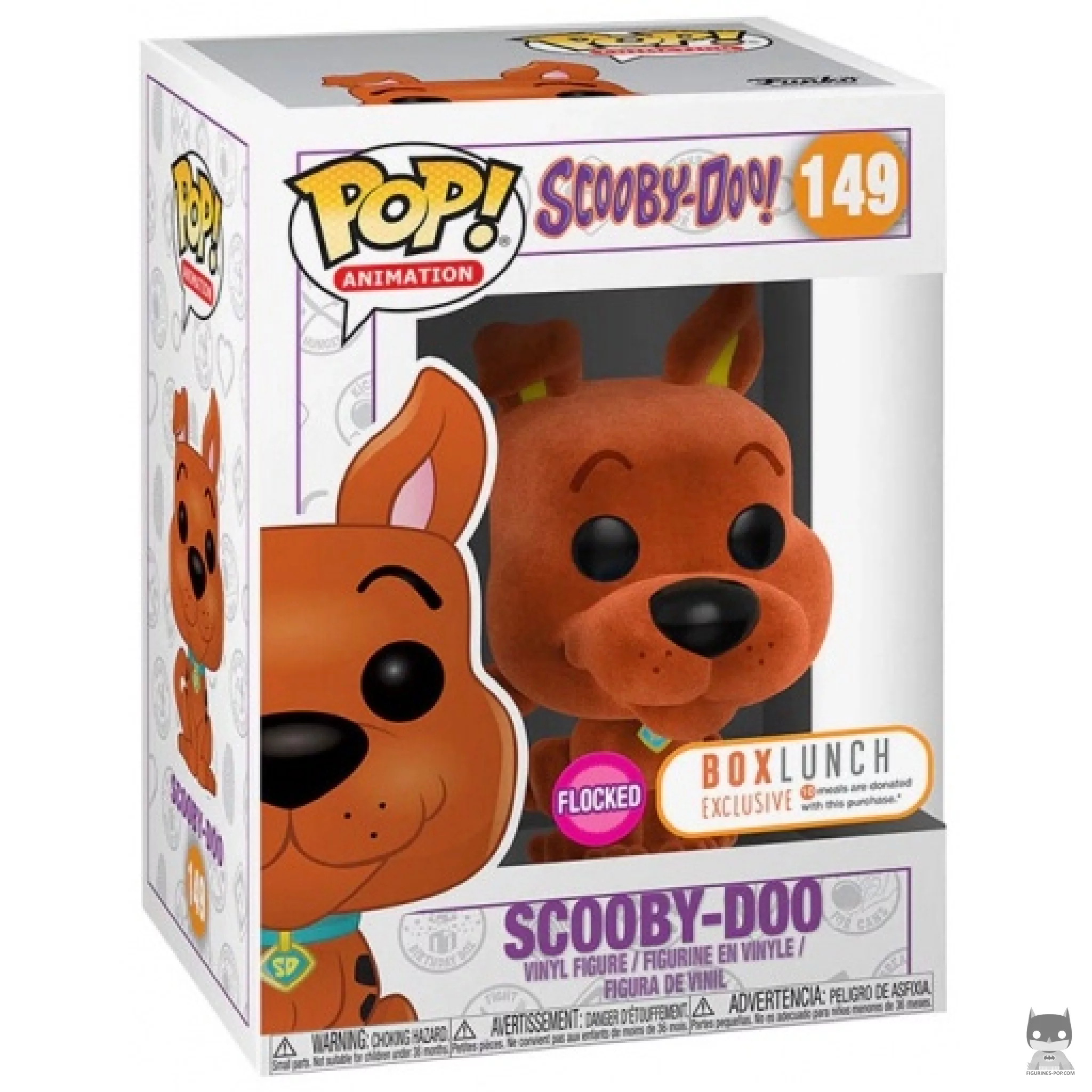 Figura Funko Pop! Scooby-Doo (Naranja) en su caja
