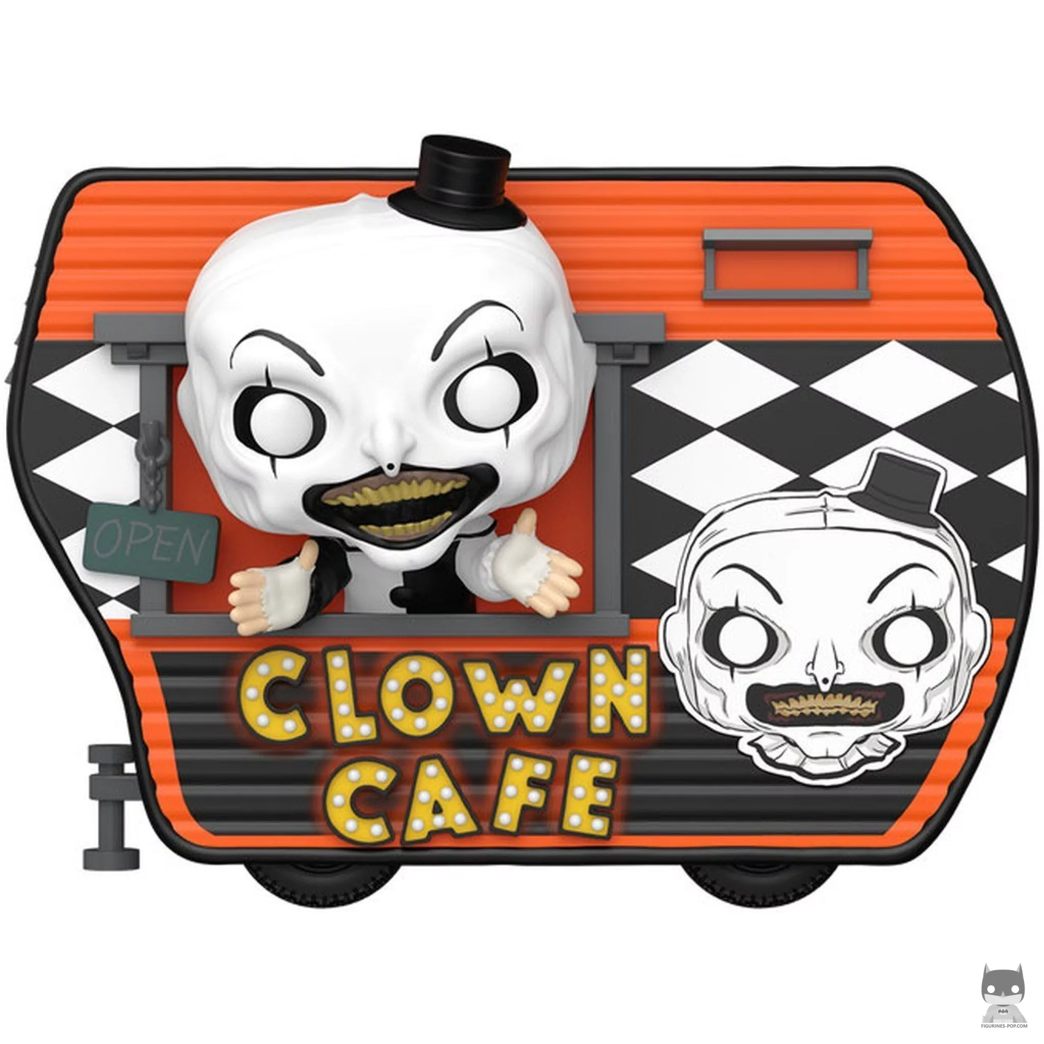 Figura Funko Pop! Art con el Clown Cafe (Terrifier)