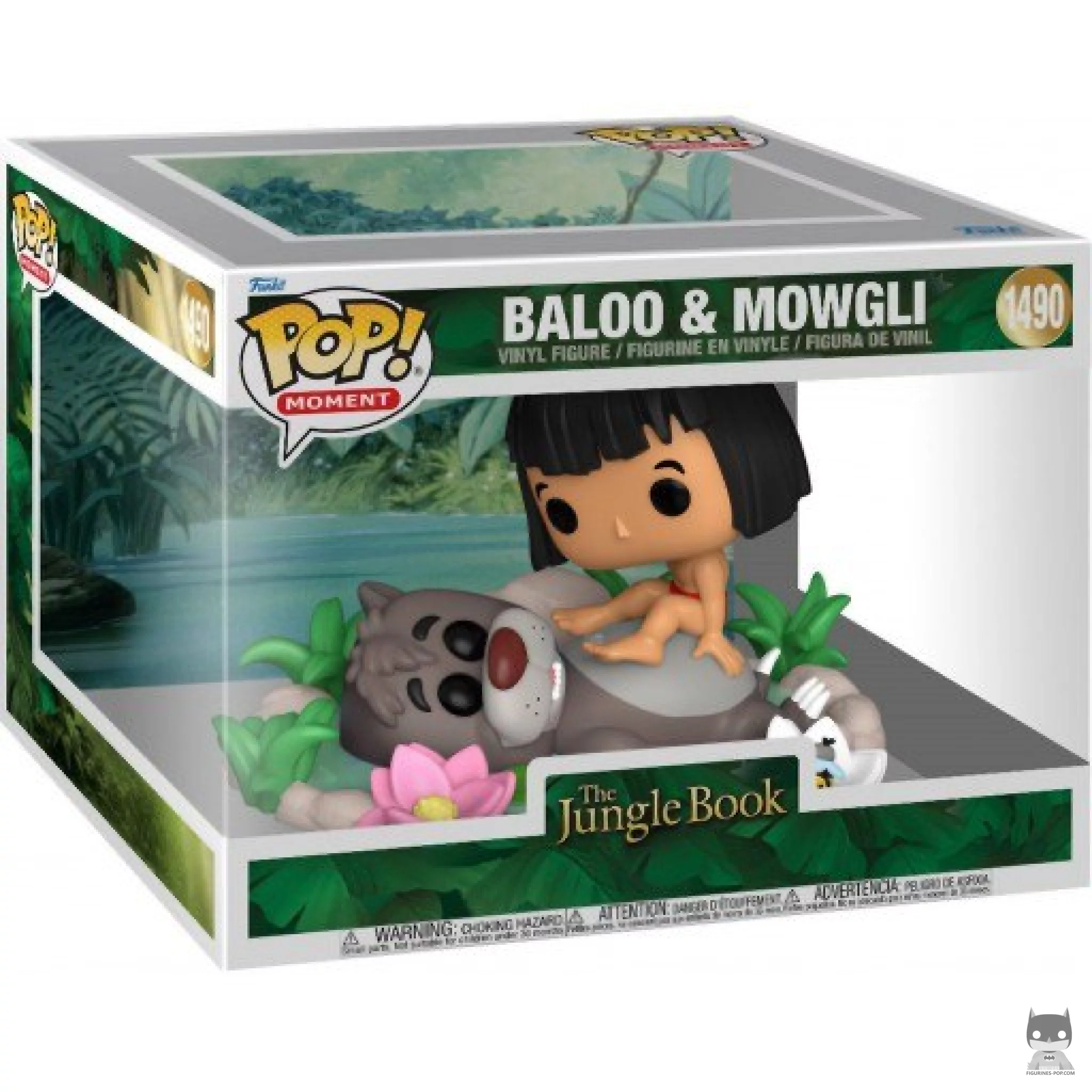 Figura Funko Pop! Baloo & Mowgli en su caja